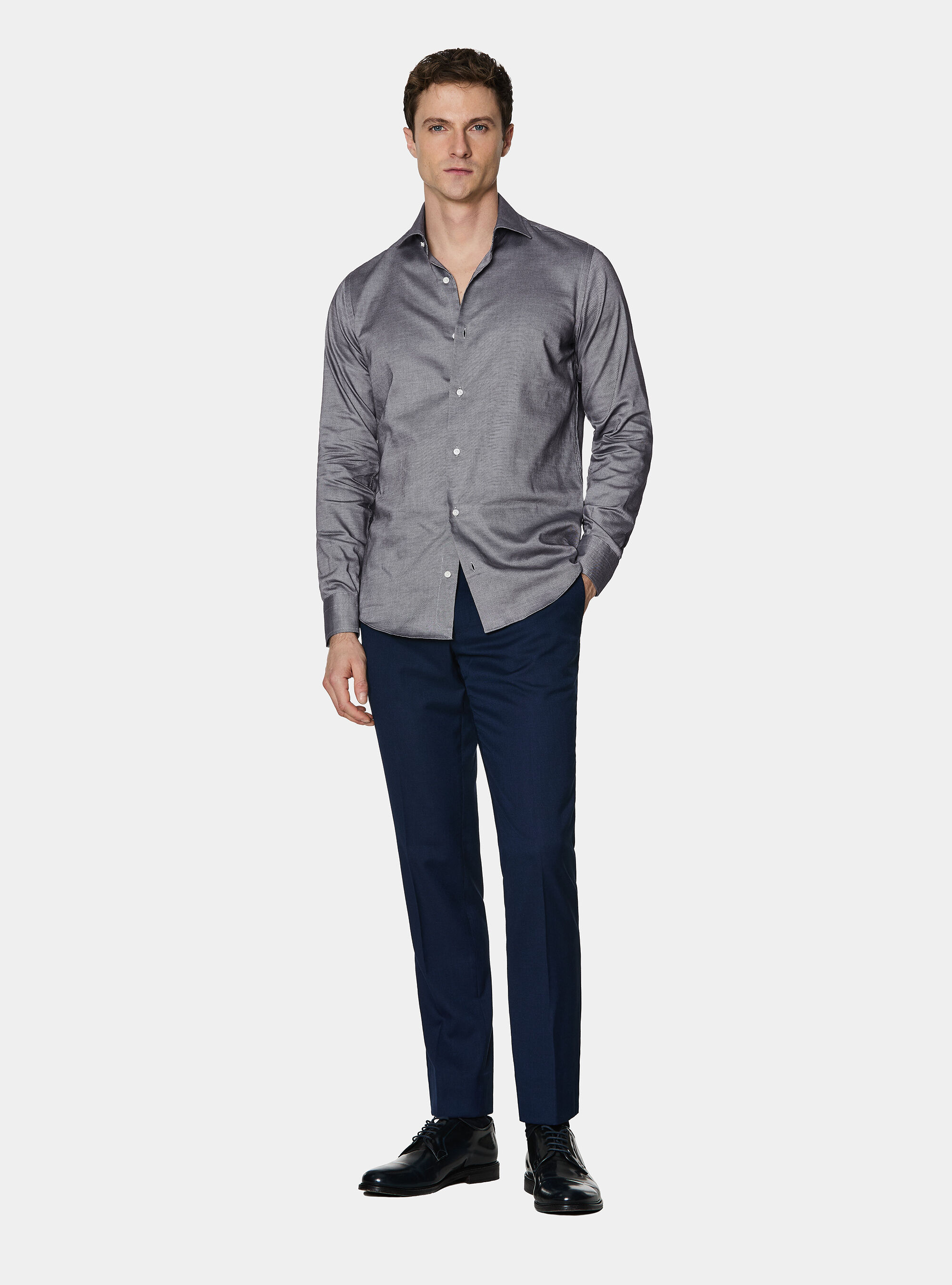 Camicia in cotone oxford