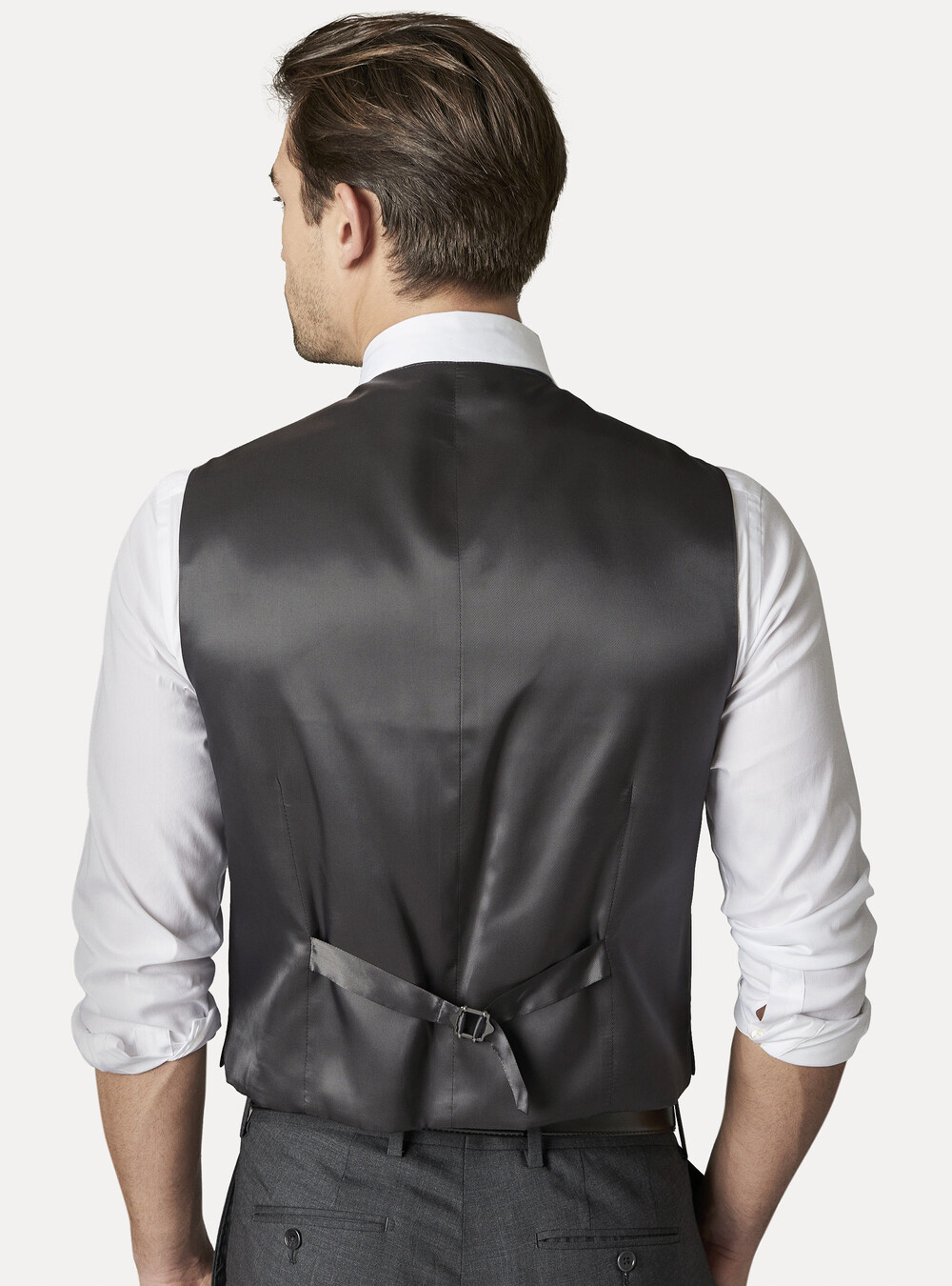 Gilet Doppiopetto Da Uomo In Poliestere E Viscosa - Elegante Per Lavoro, Occasioni Formali E Casual - Foto 9