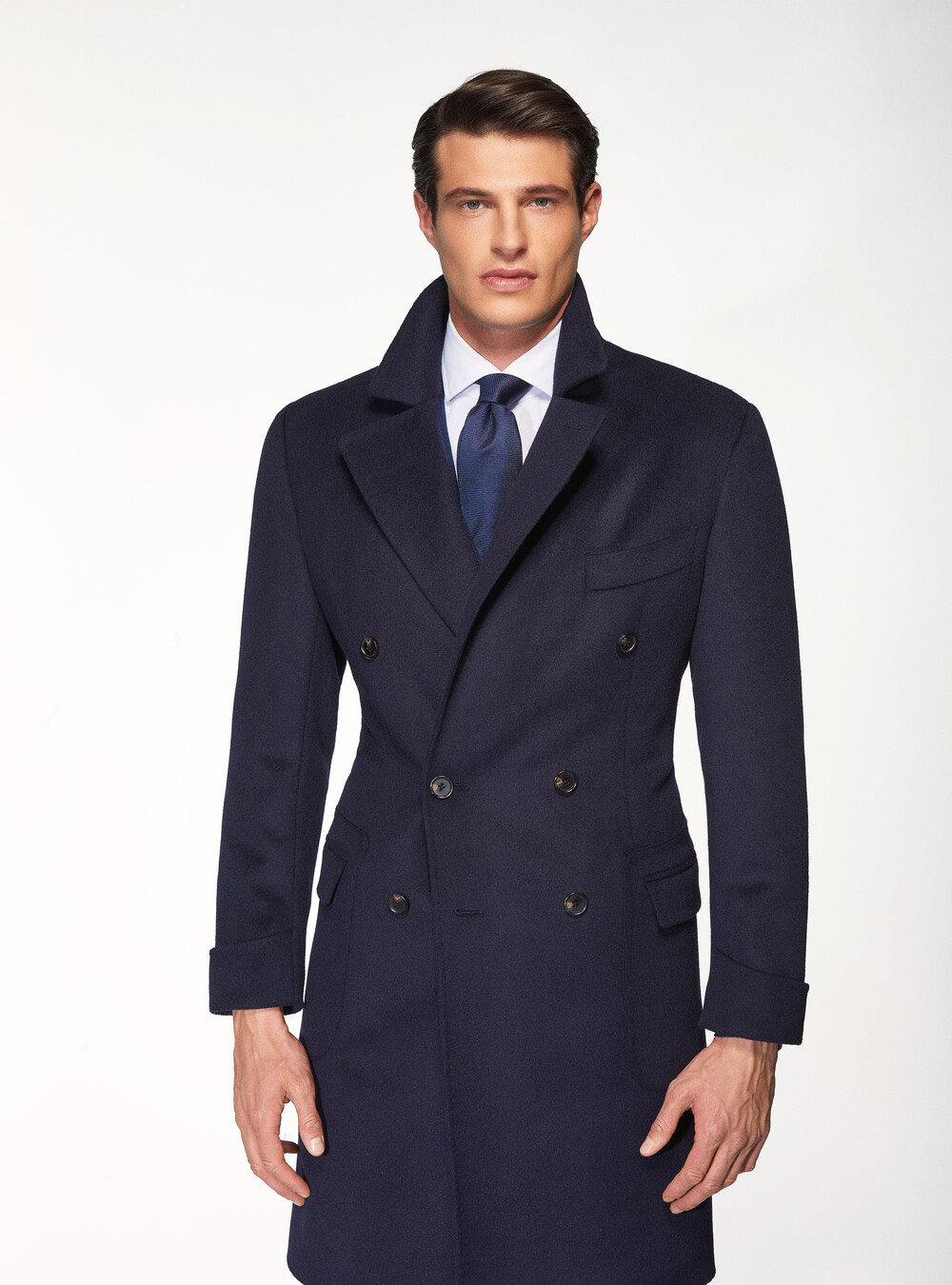 Cashmere wool double-breasted coat | GutteridgeEU | Men's catalog ...