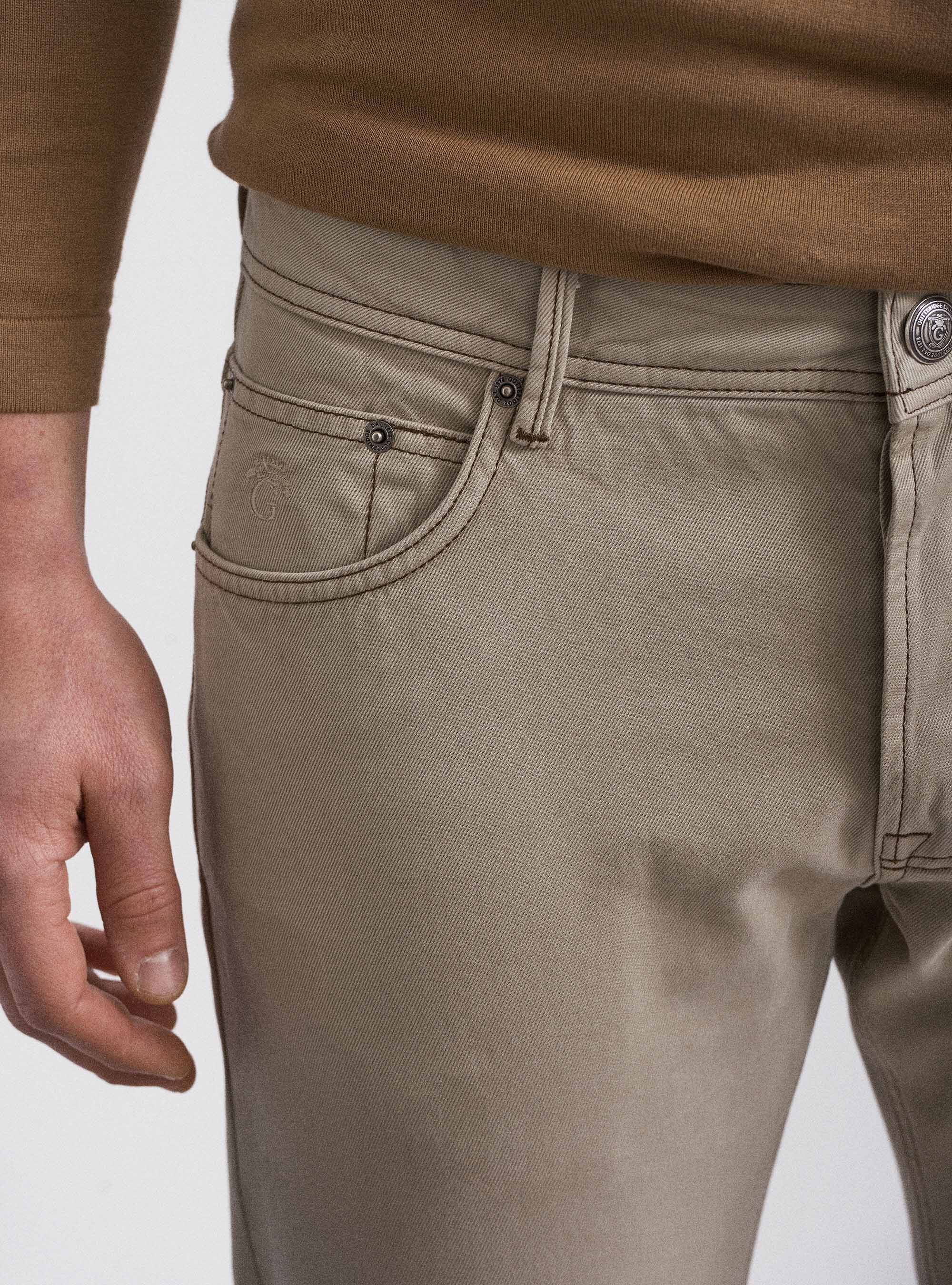 Denim 5-pocket cotton trousers | Gutteridge | Men's catalog