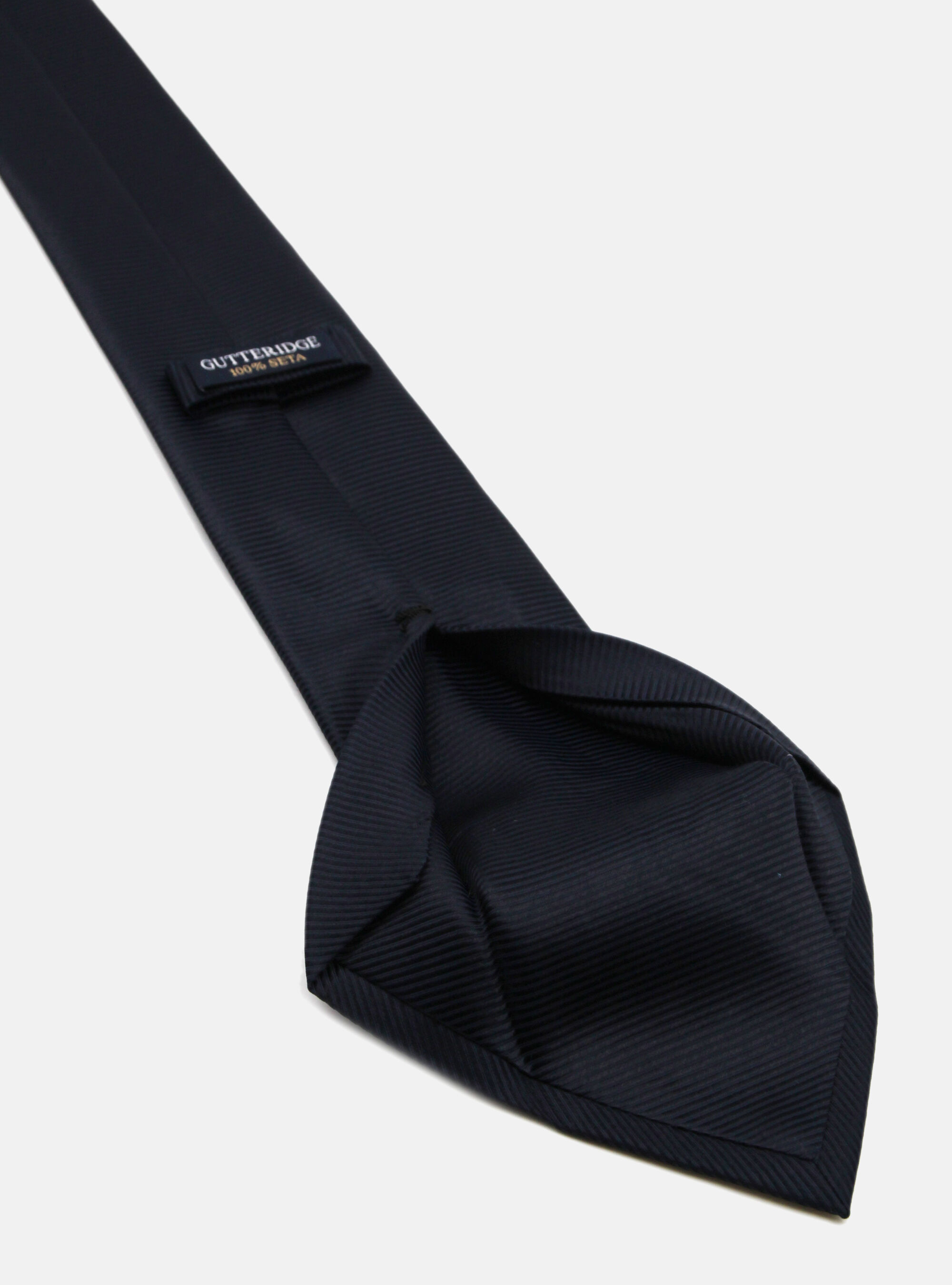 Cravatta 5 pieghe in seta, BLU NAVY