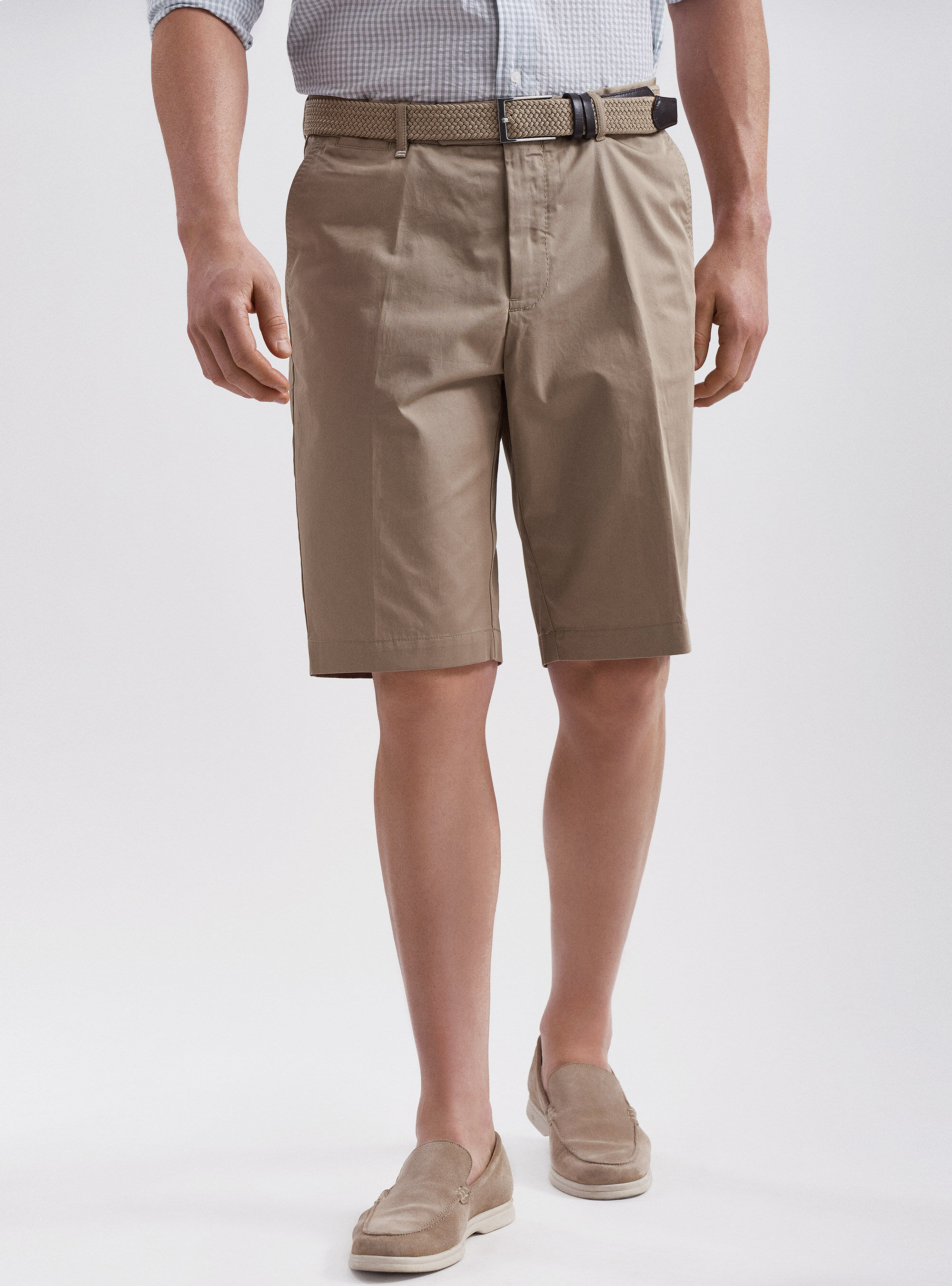 Bermuda en serge de coton leger Gutteridge Homme