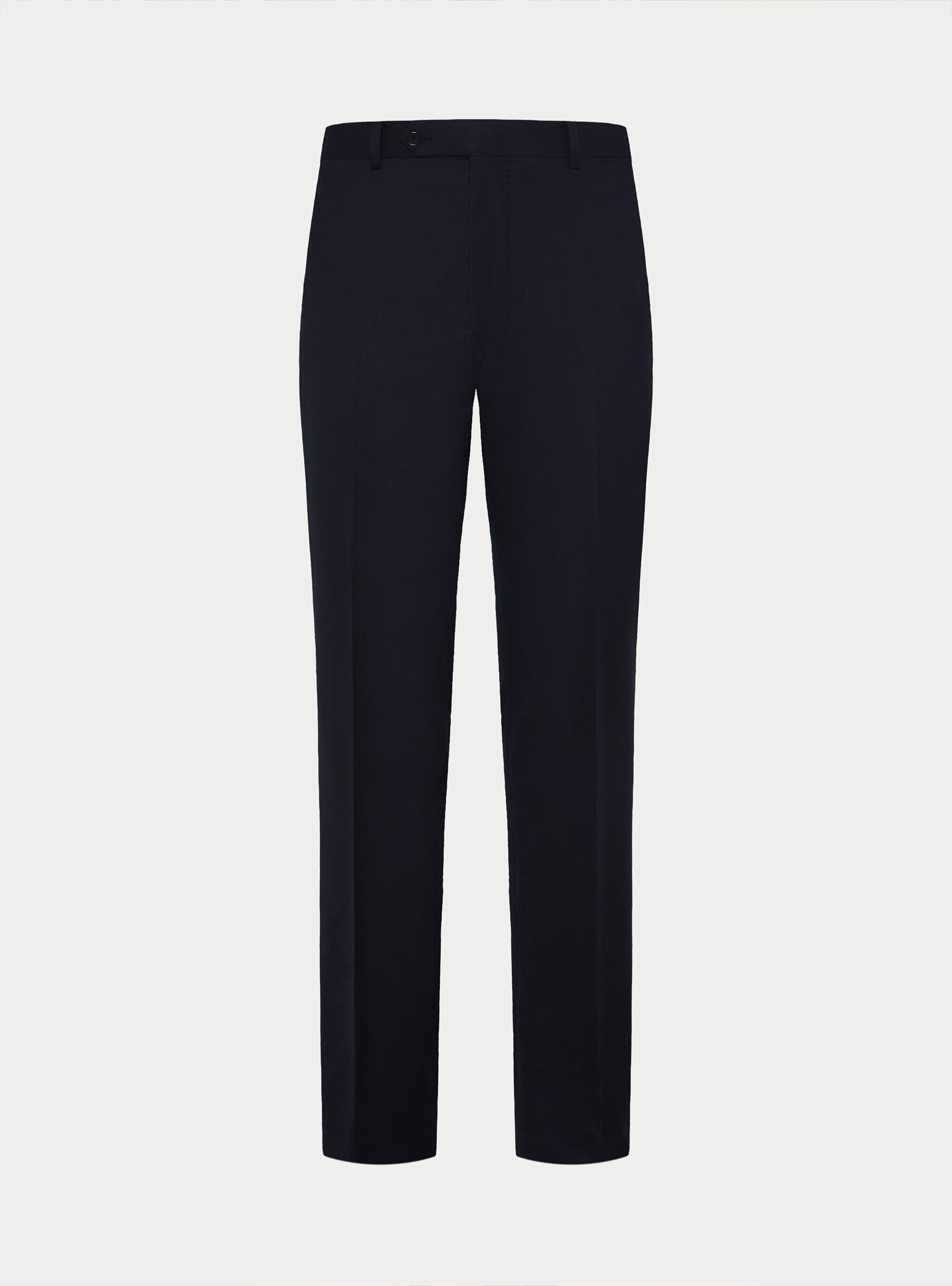 Flannel suit trousers, NAVY BLUE