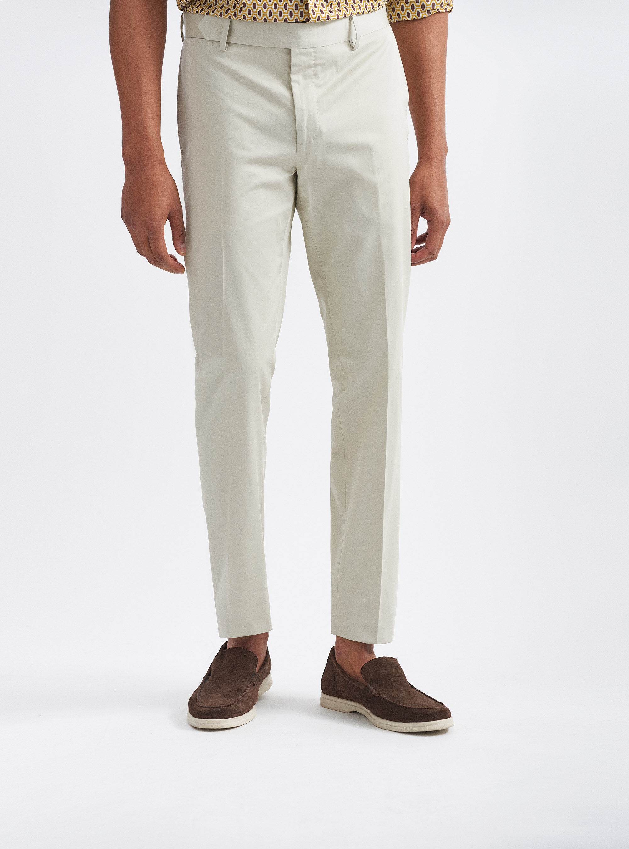 cotton suit trousers