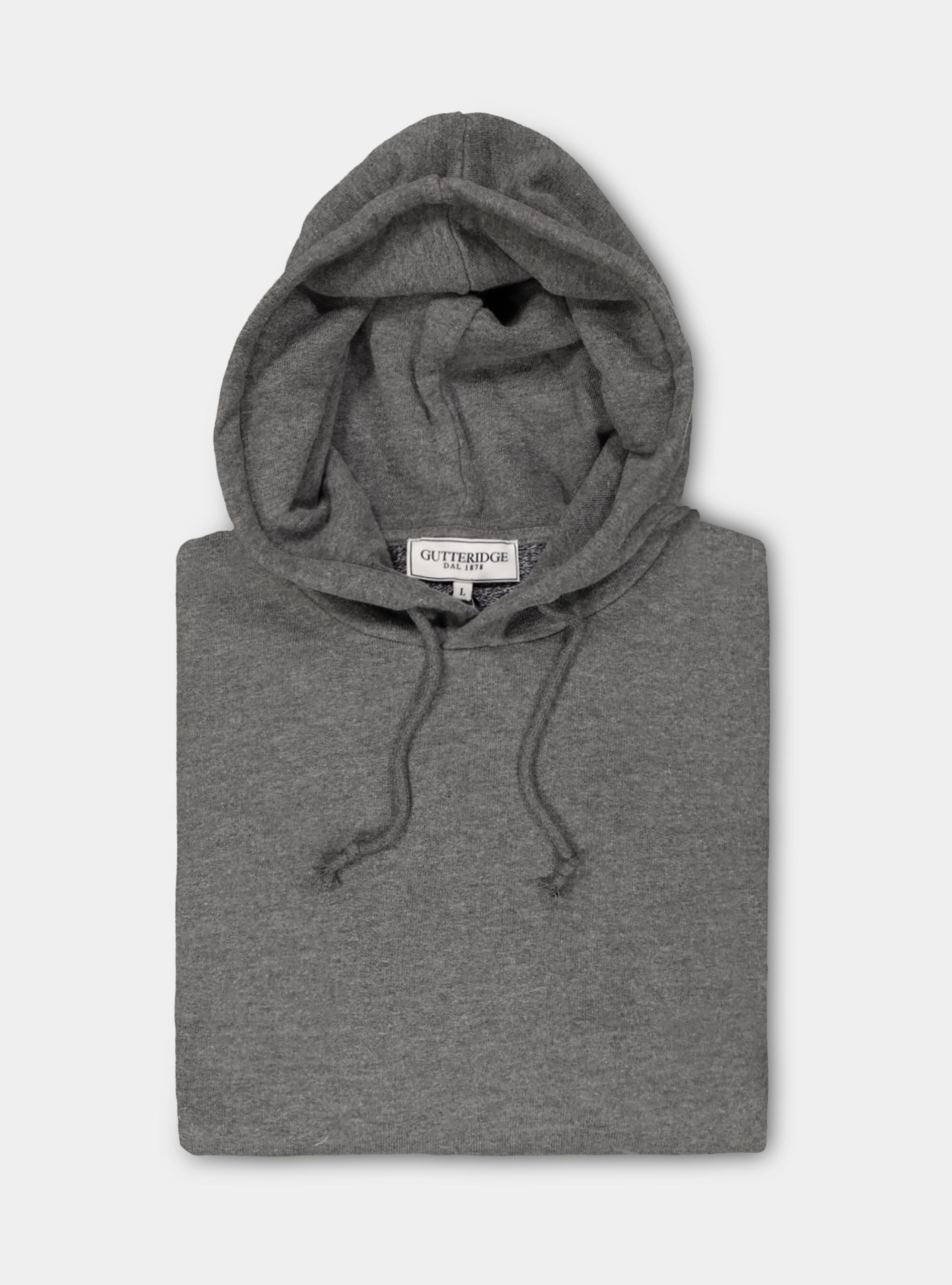 Sudadera con capucha de algod&oacute;n, GRIS MARENGO