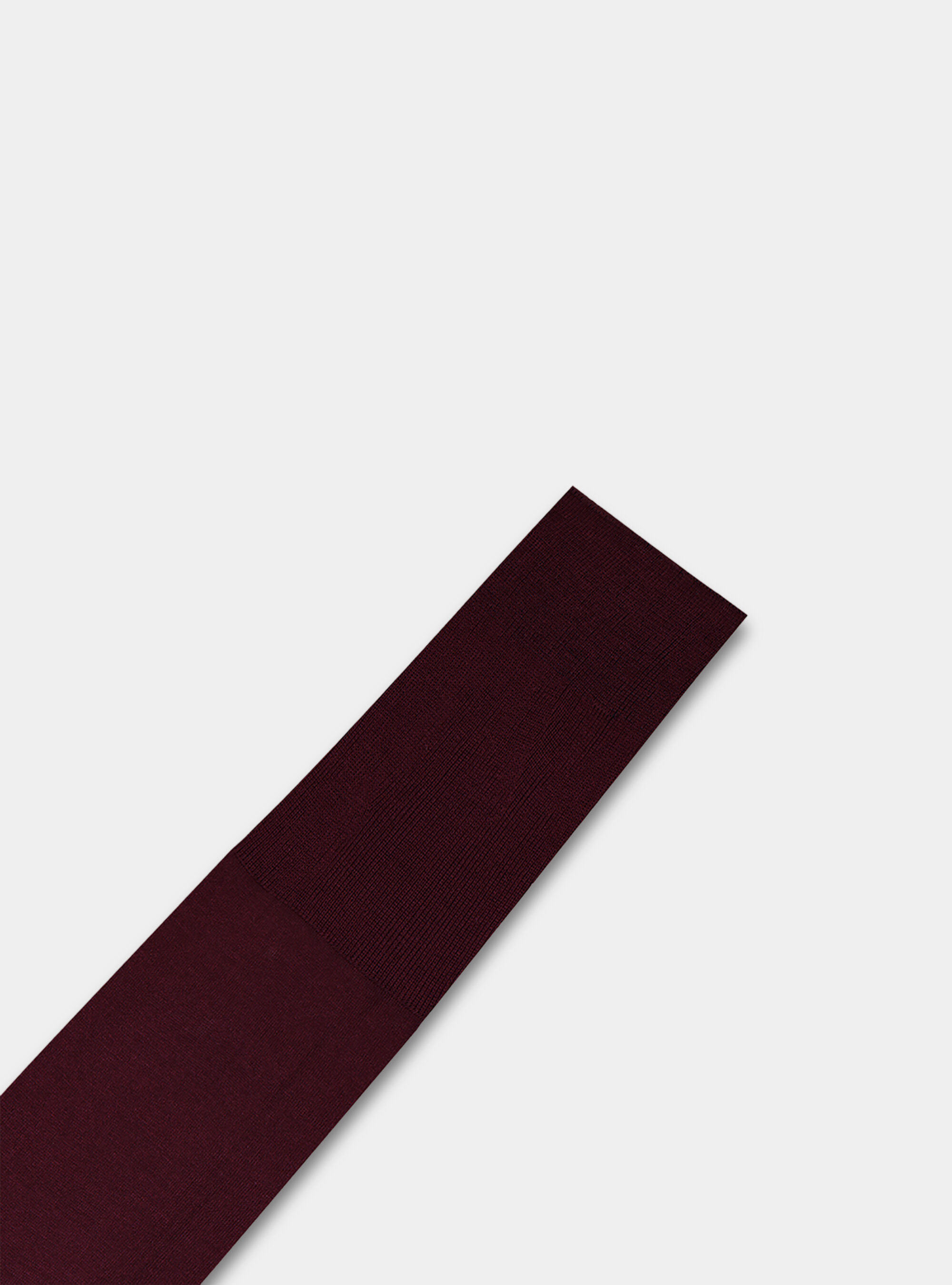 Calzini lunghi tinta unita in filo di Scozia, BORDEAUX