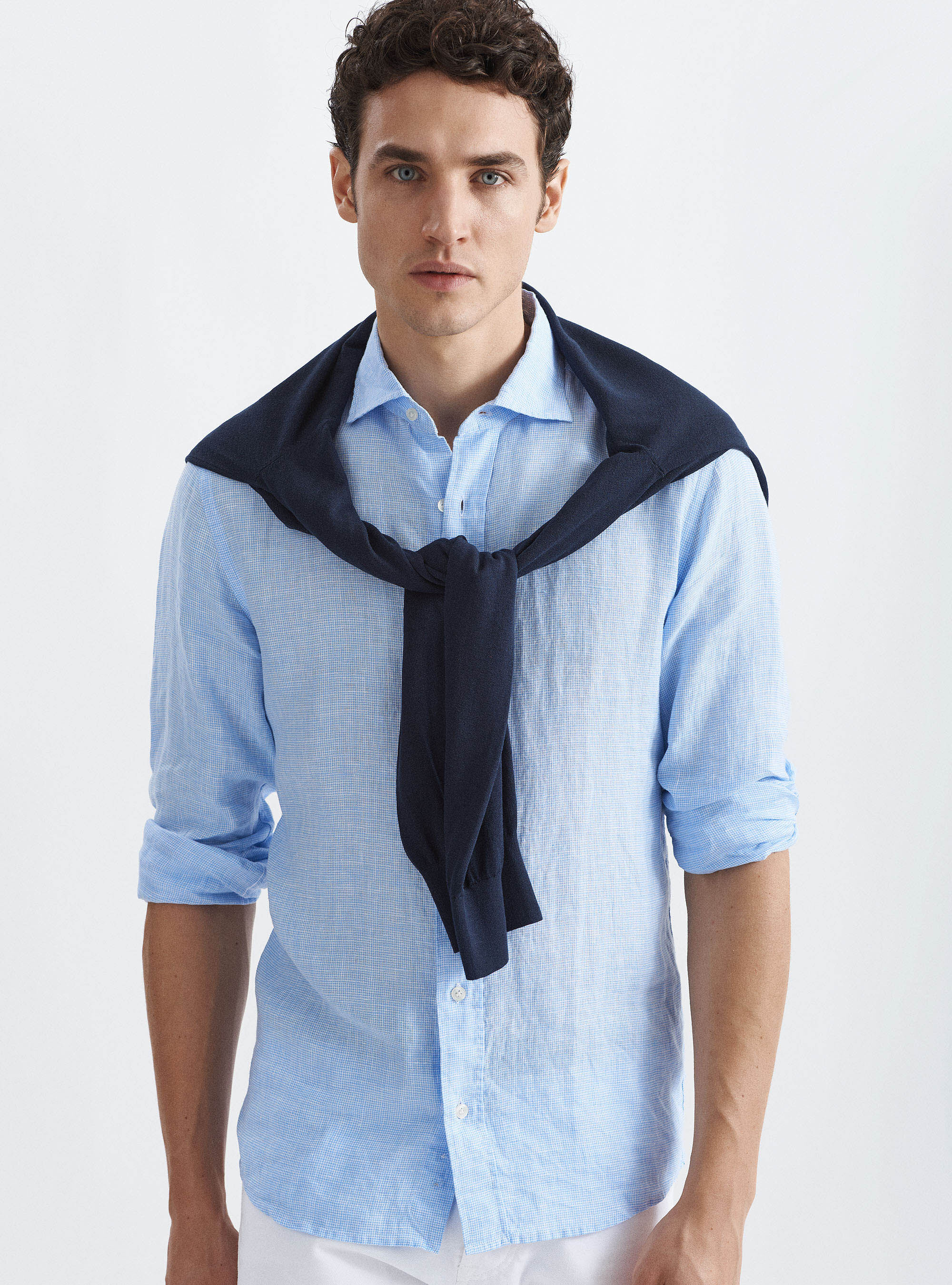 Gutteridge camicia new arrivals lino
