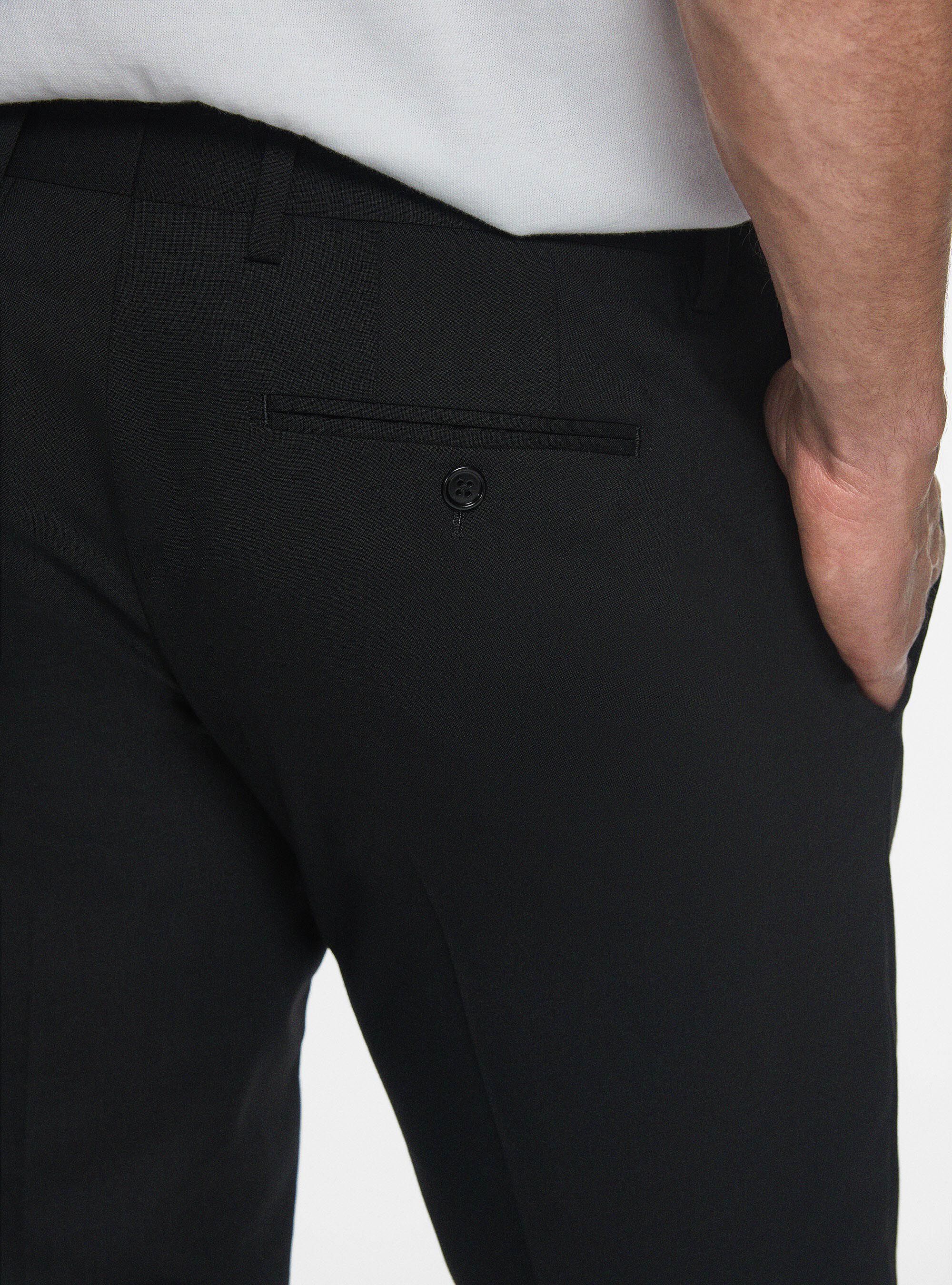 Suit trousers 100% wool super 120