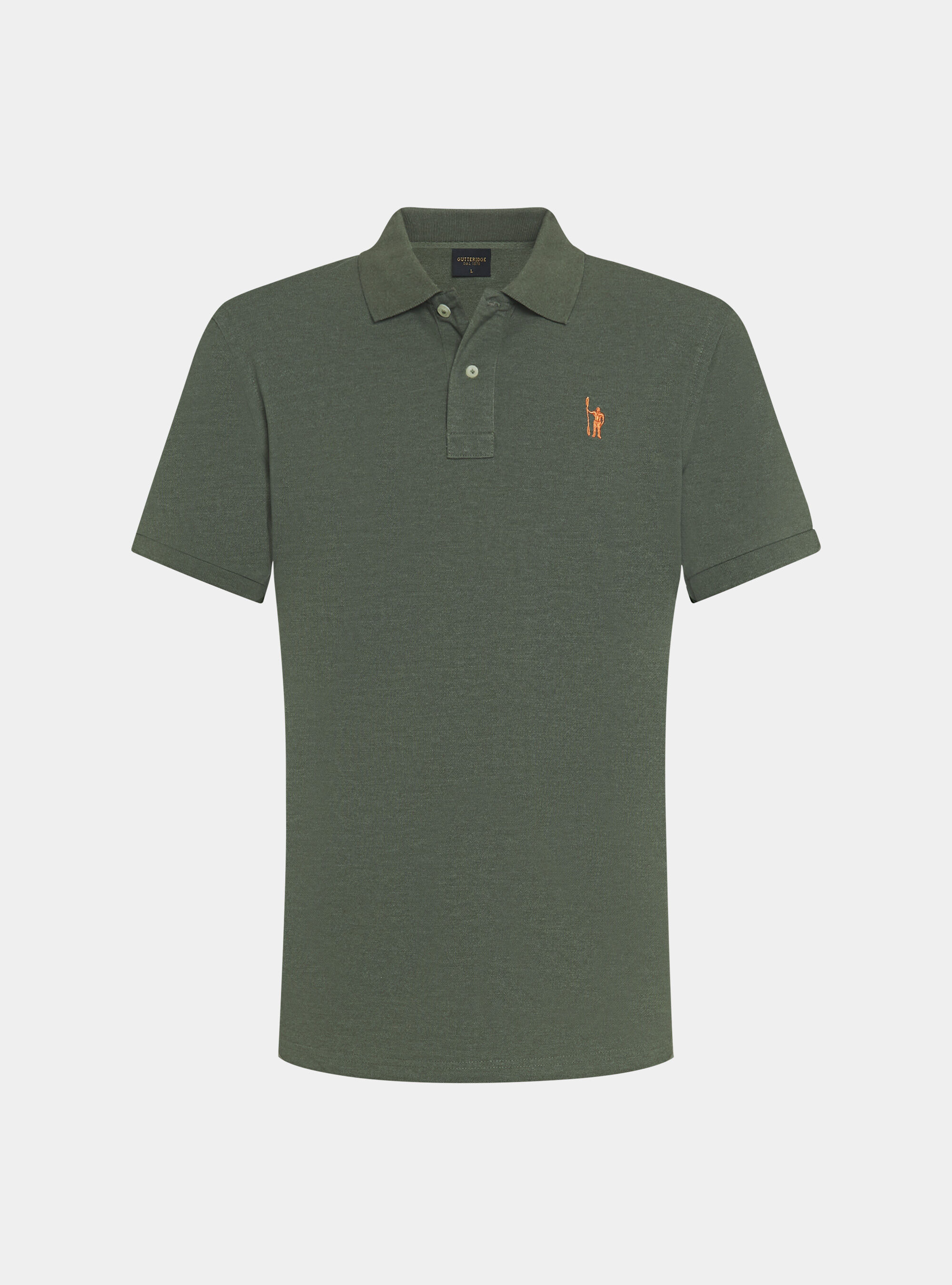 Piqu&eacute; polo shirt with embroidery, SALVIA 0602C