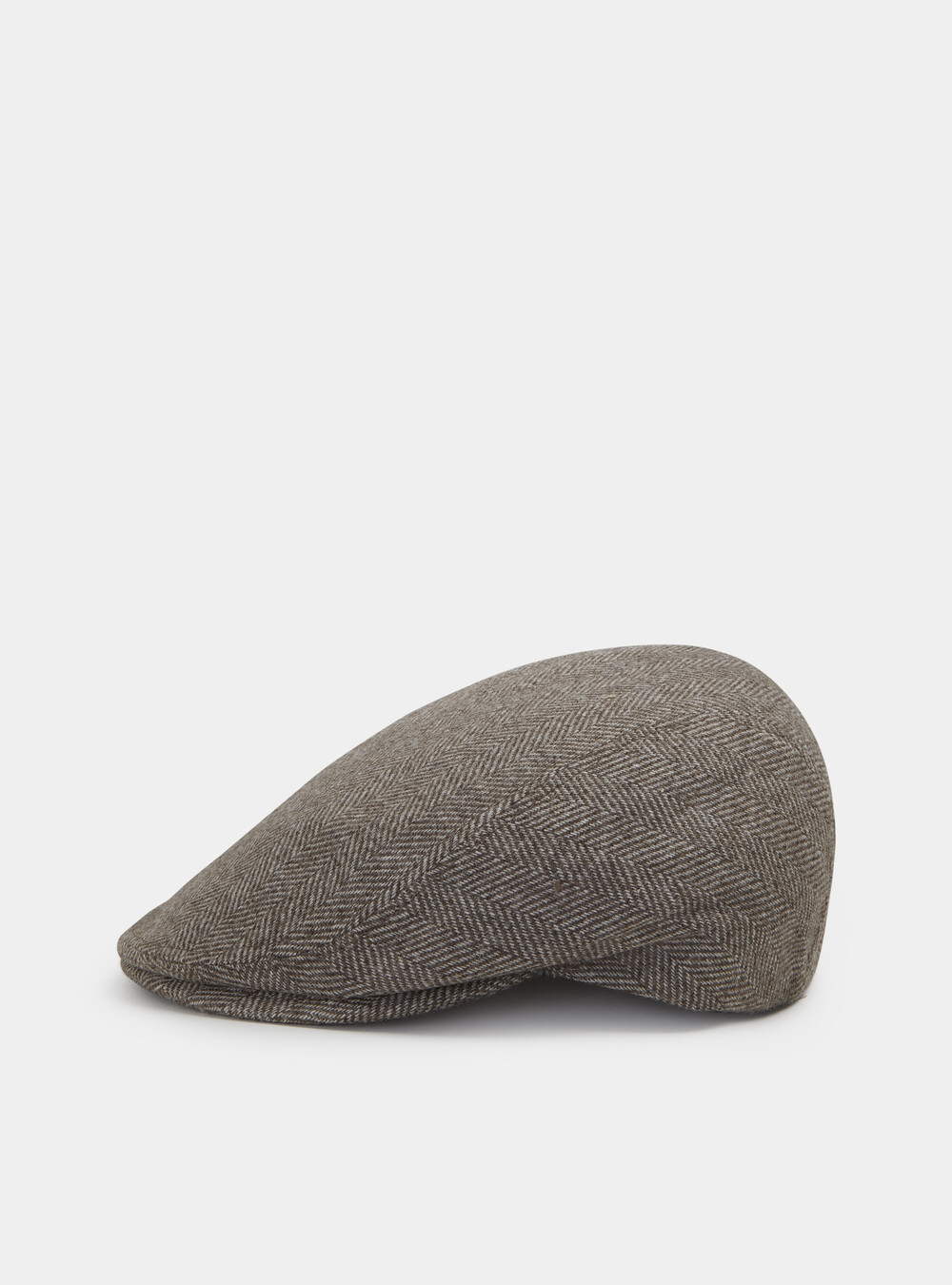 Pure wool and cashmere herringbone hat | GutteridgeUS | Men's Scarves ...