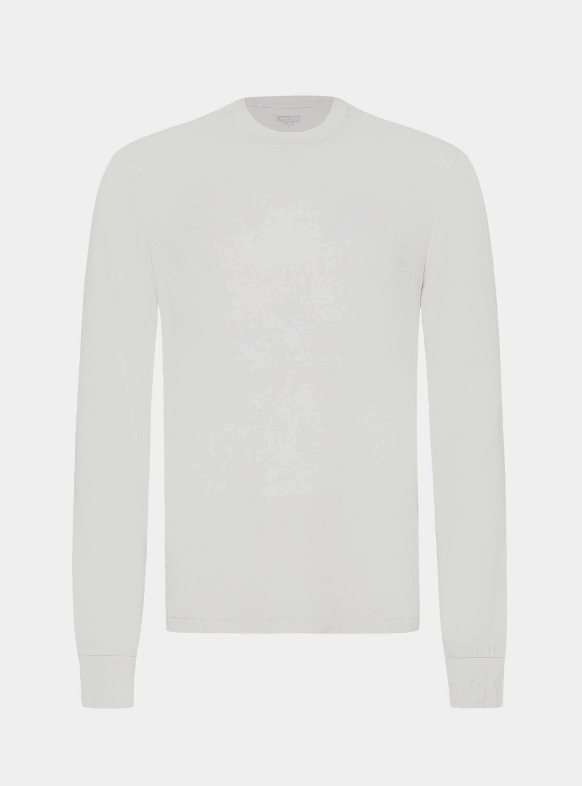 T-shirt manica lunga in misto cashmere