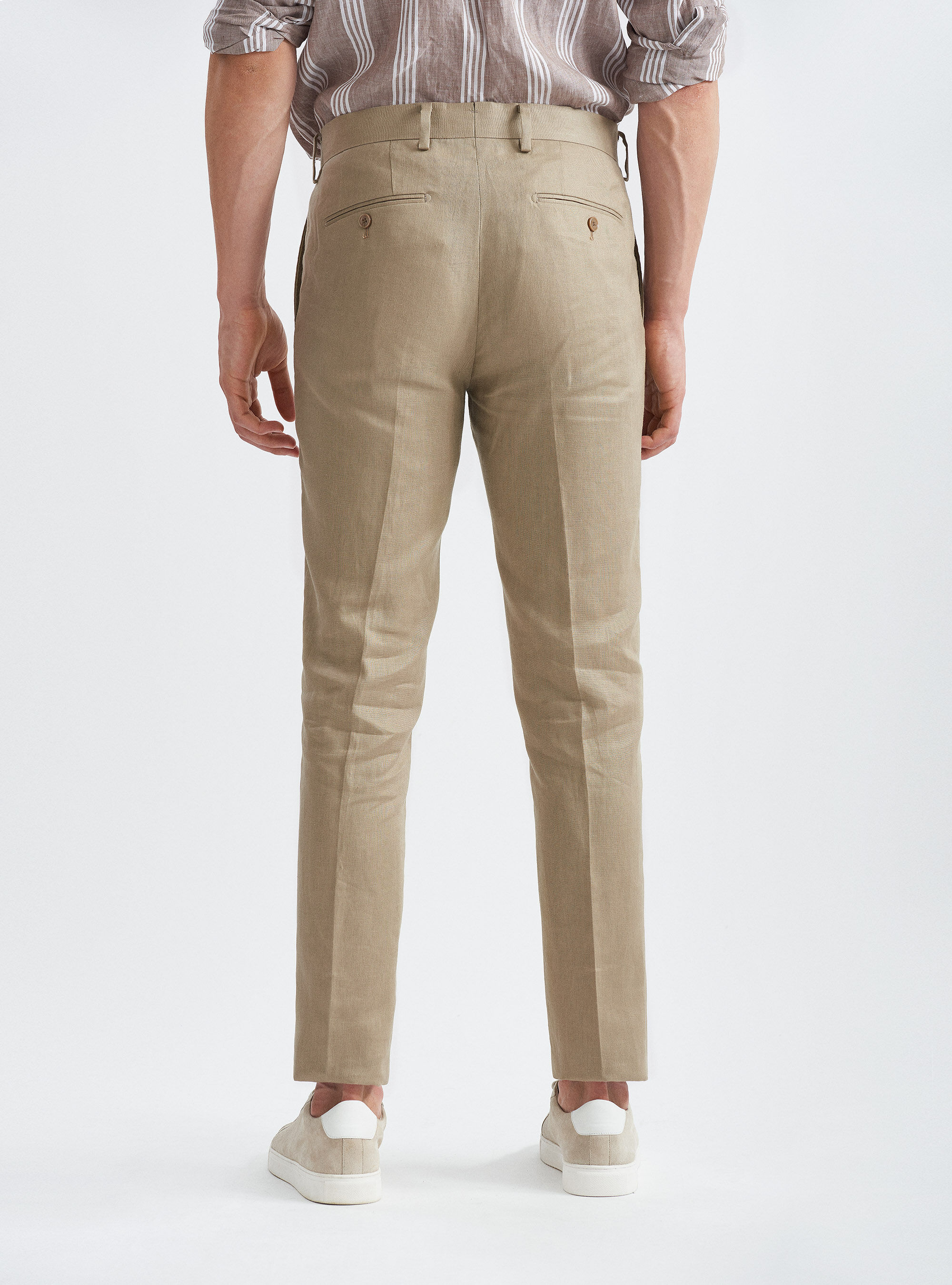 Pure linen suit trousers | Gutteridge | Men's catalog