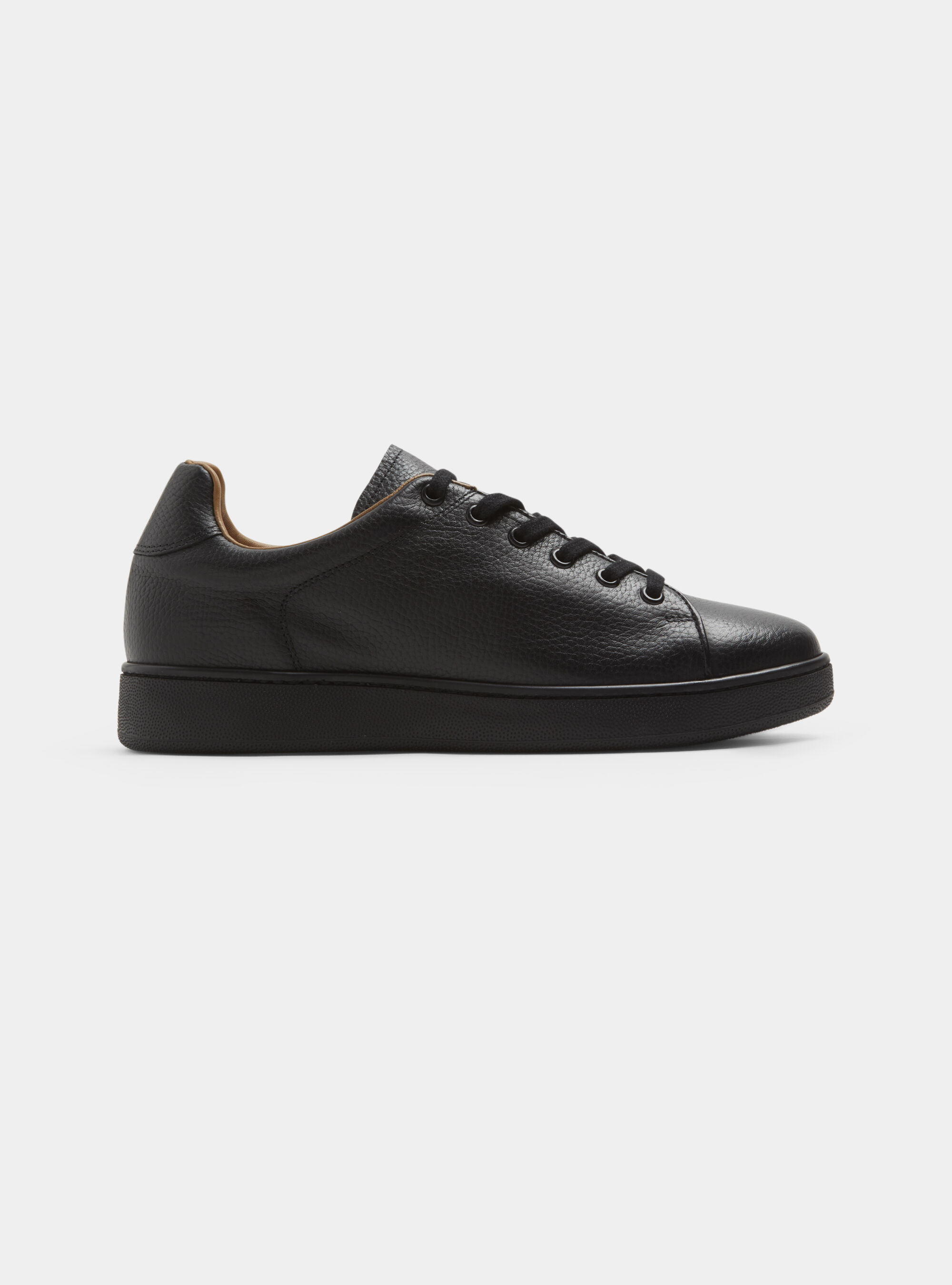 Grained leather trainers Gutteridge Men s Shoes