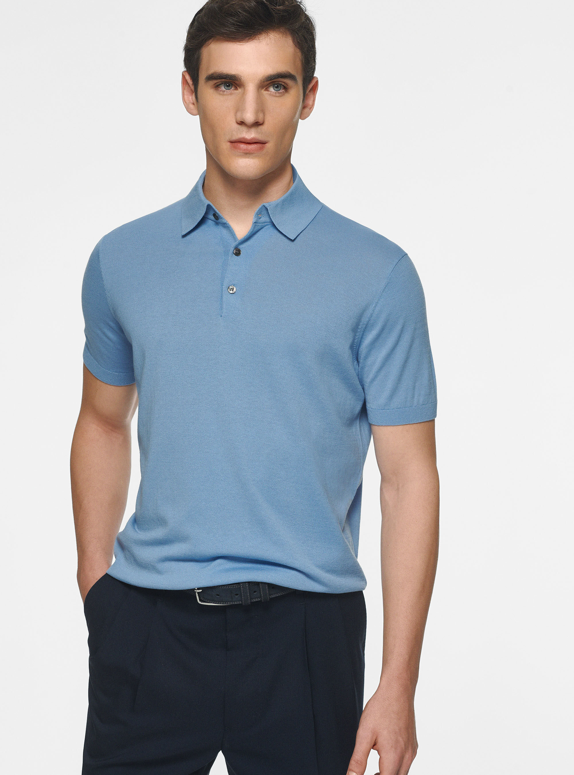 Polo en on sale soie homme