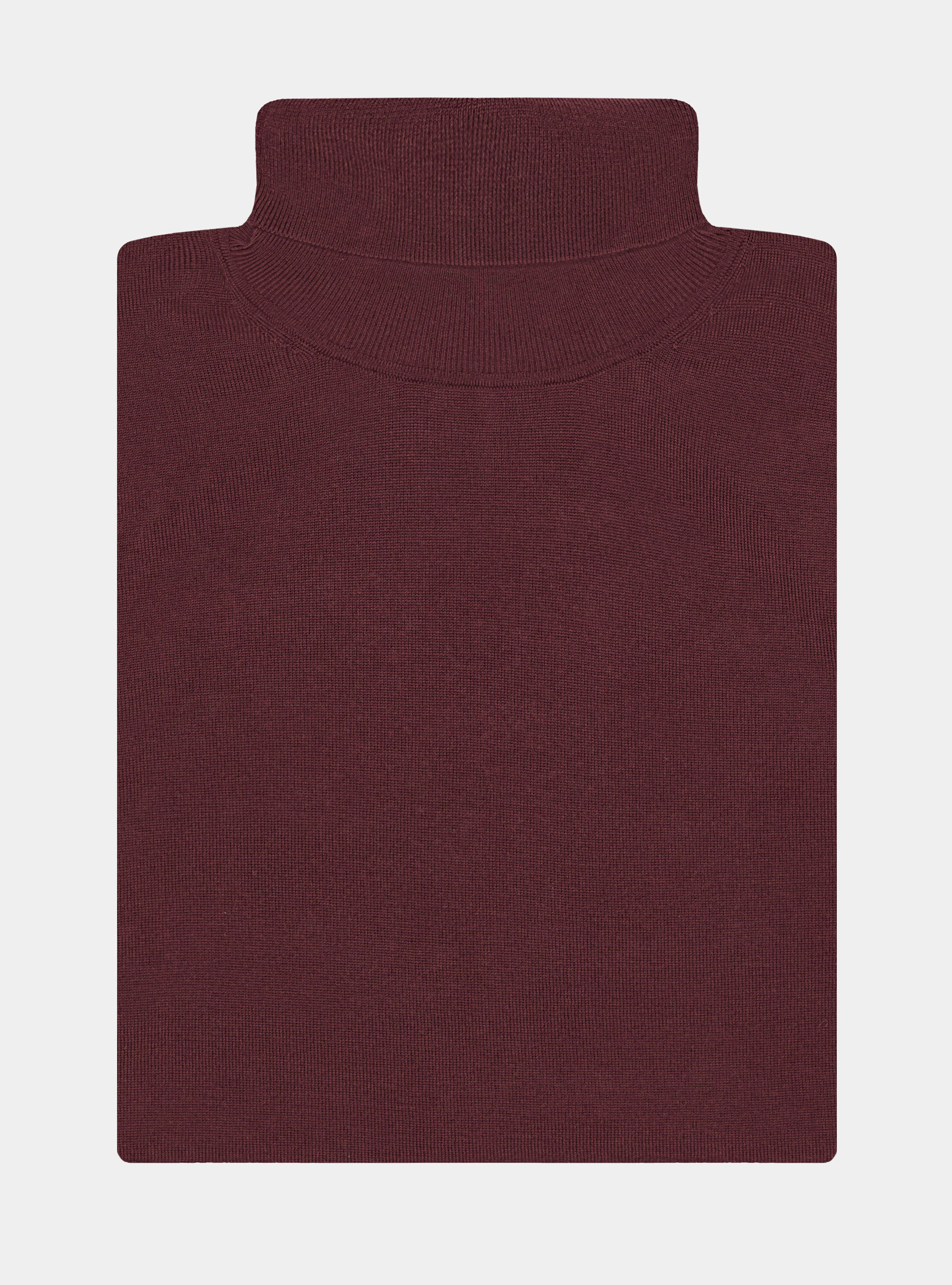 Dolcevita in pura lana merino extrafine, BORDEAUX