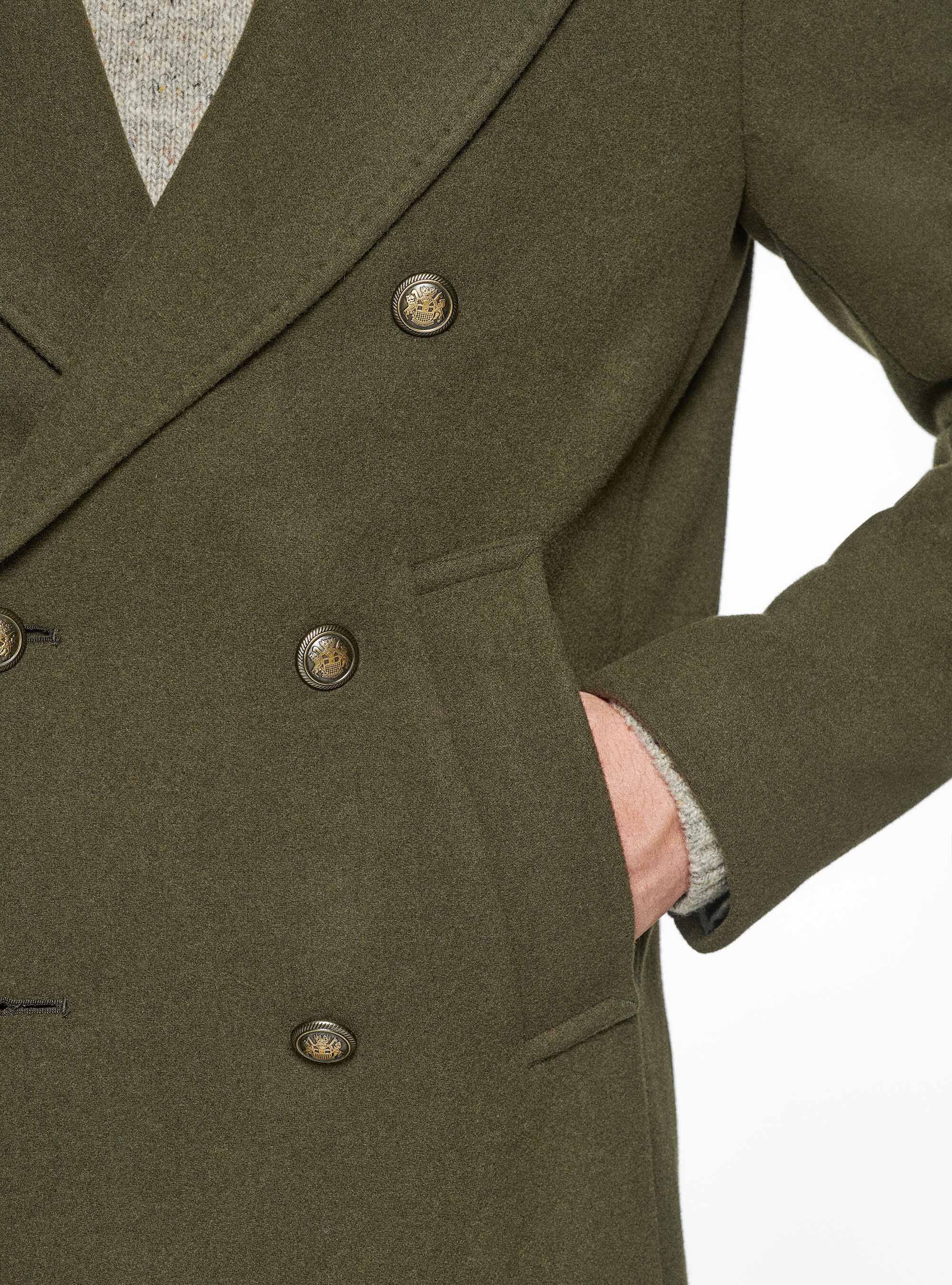 Wool blend peacoat