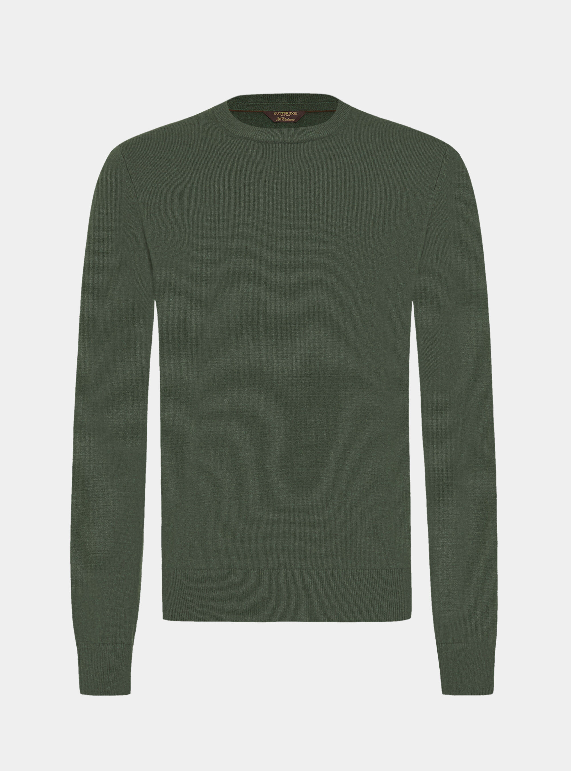 Lambswool and cashmere crewneck sweater, MILITARE 0609C