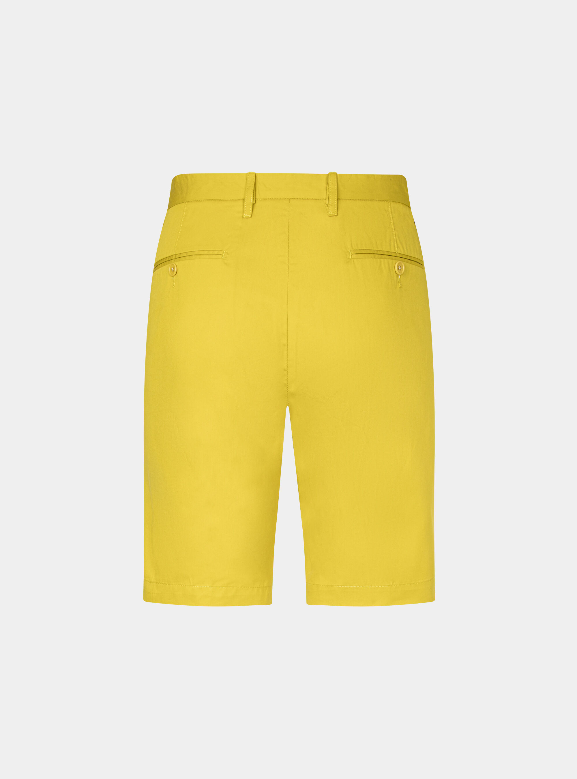 Lightweight twill shorts, YELLOW
