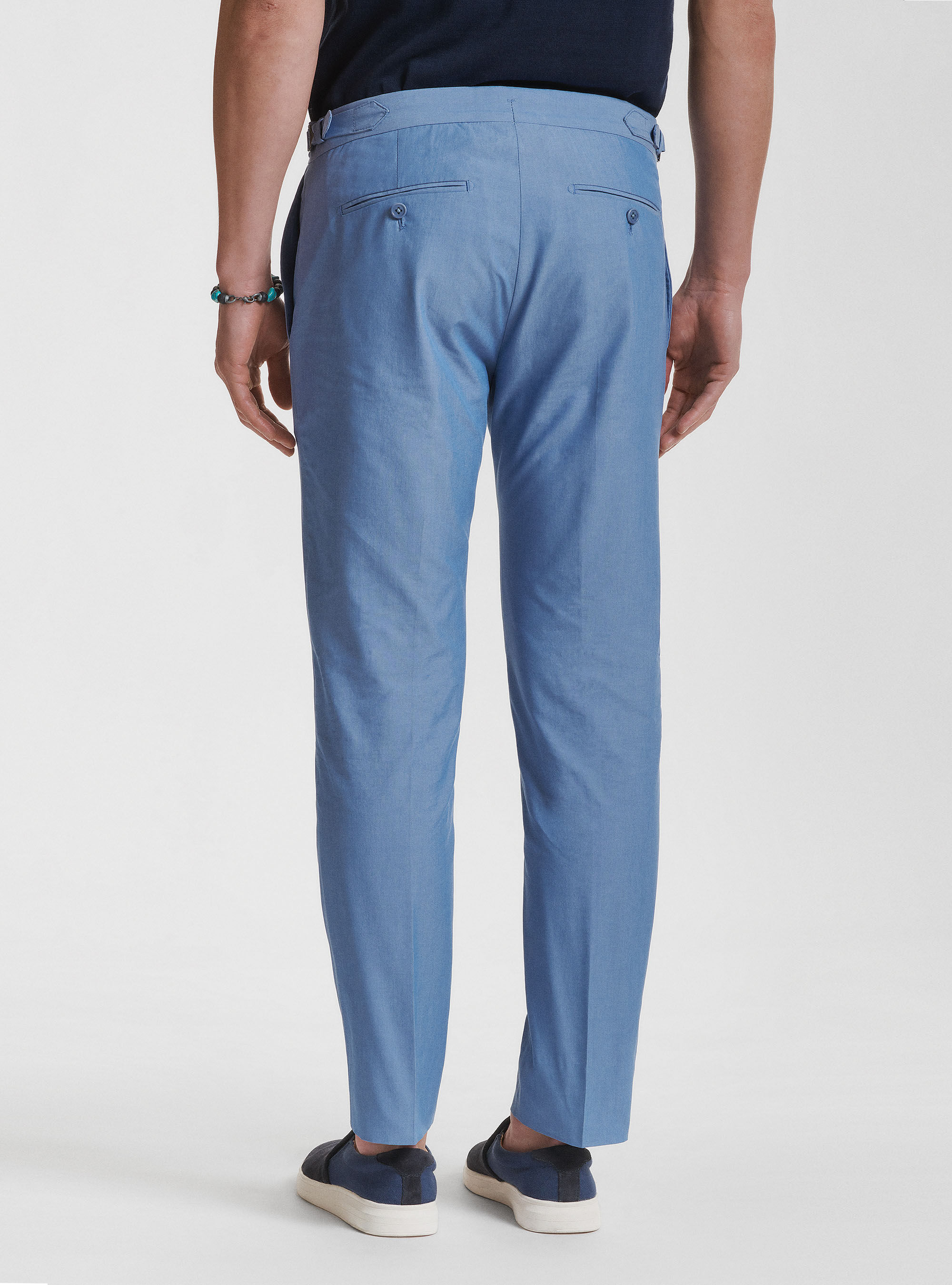 Pantalon de costume en coton DUEMILAGORI