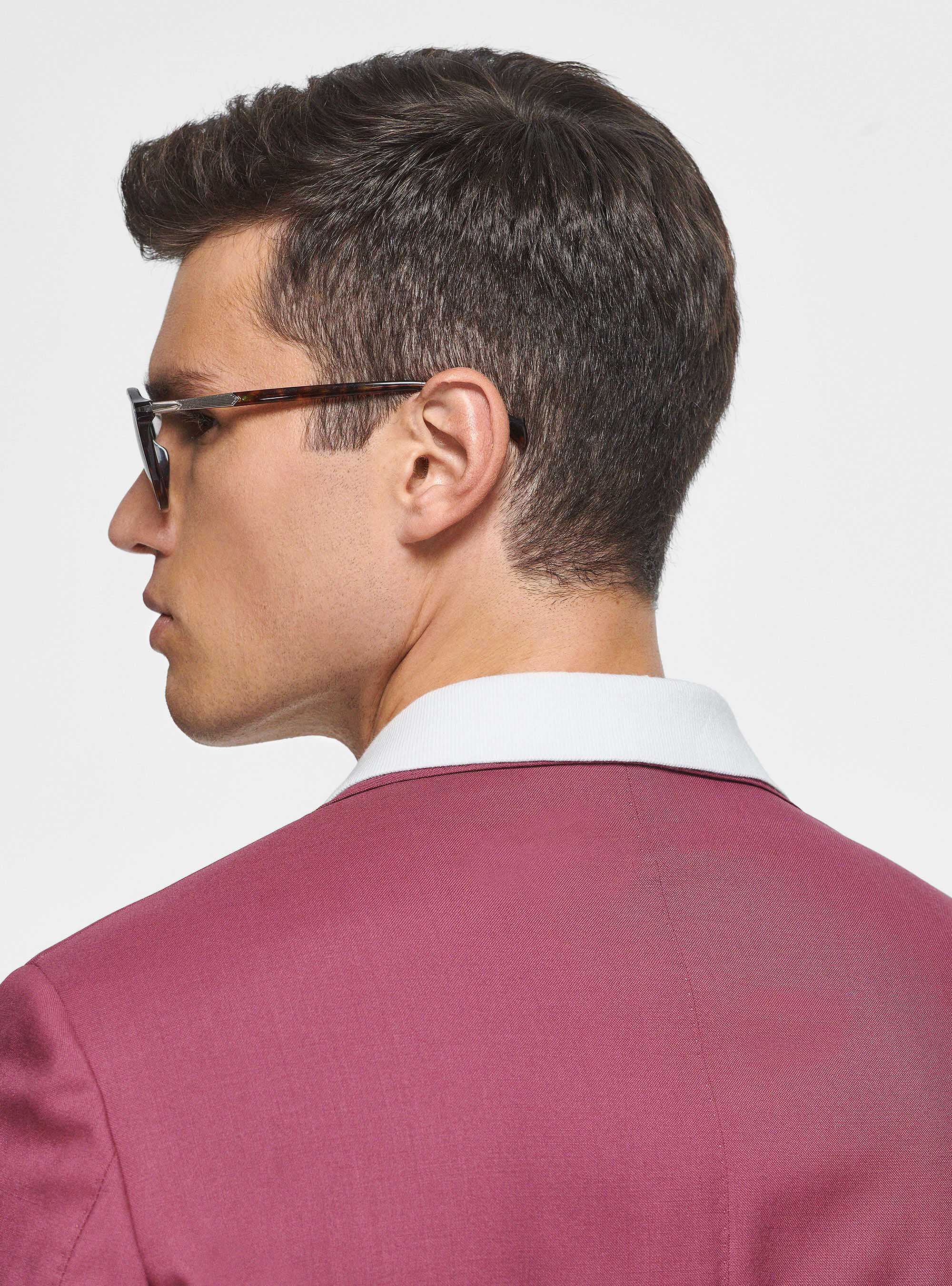 Vitale Barberis Canonico pure wool blazer, ONION