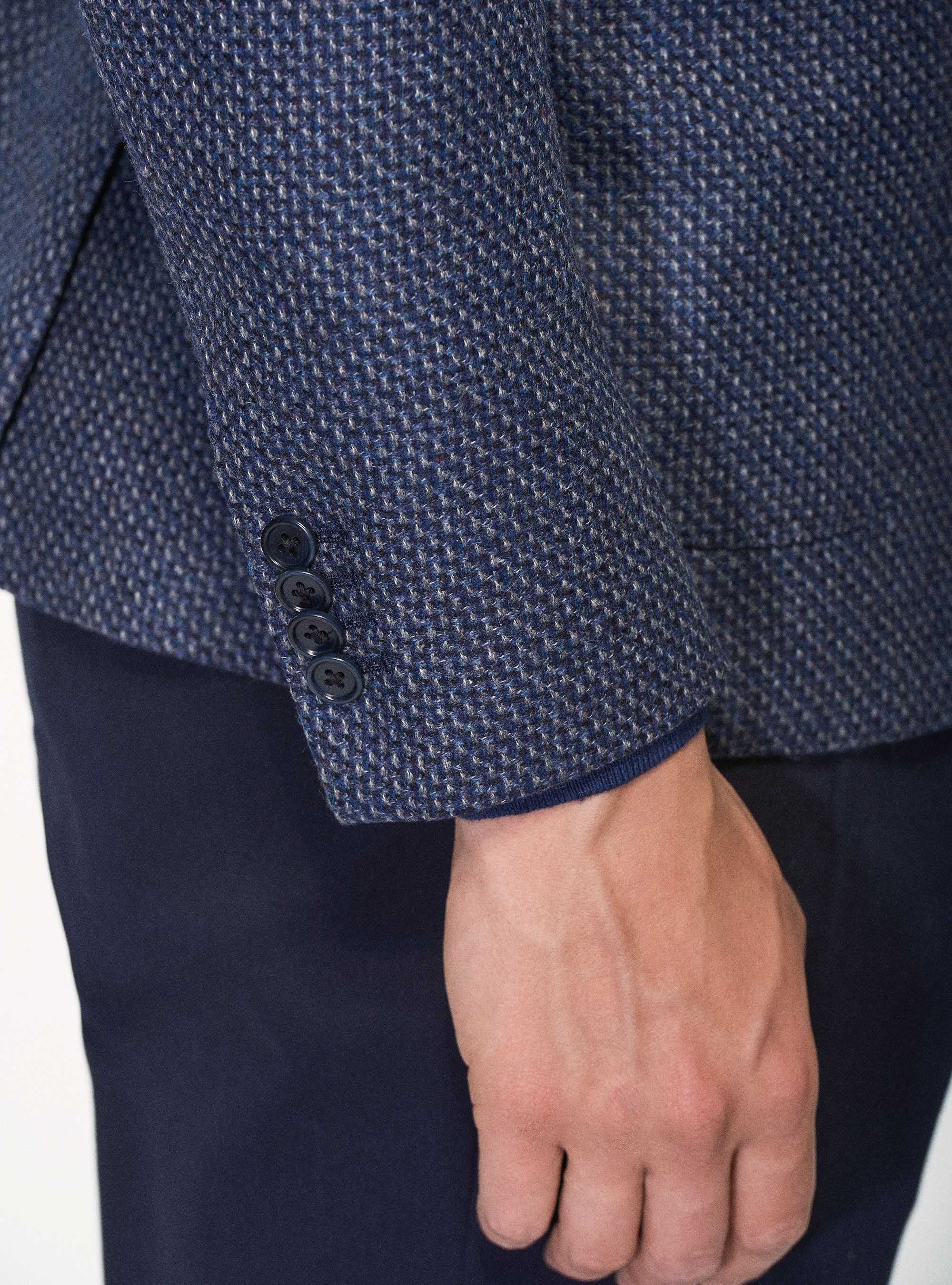 Giacca in lana cashmere, BLU