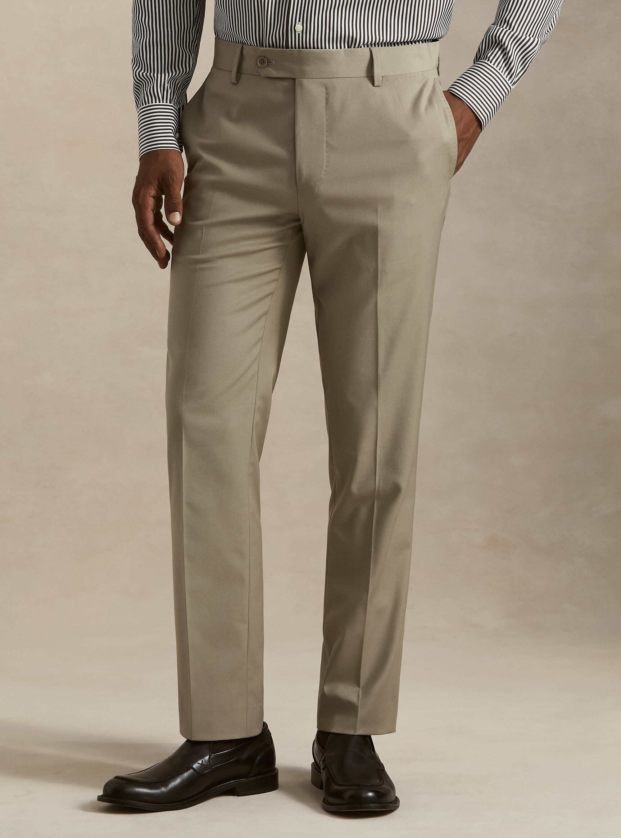Slim fit classic suit trousers