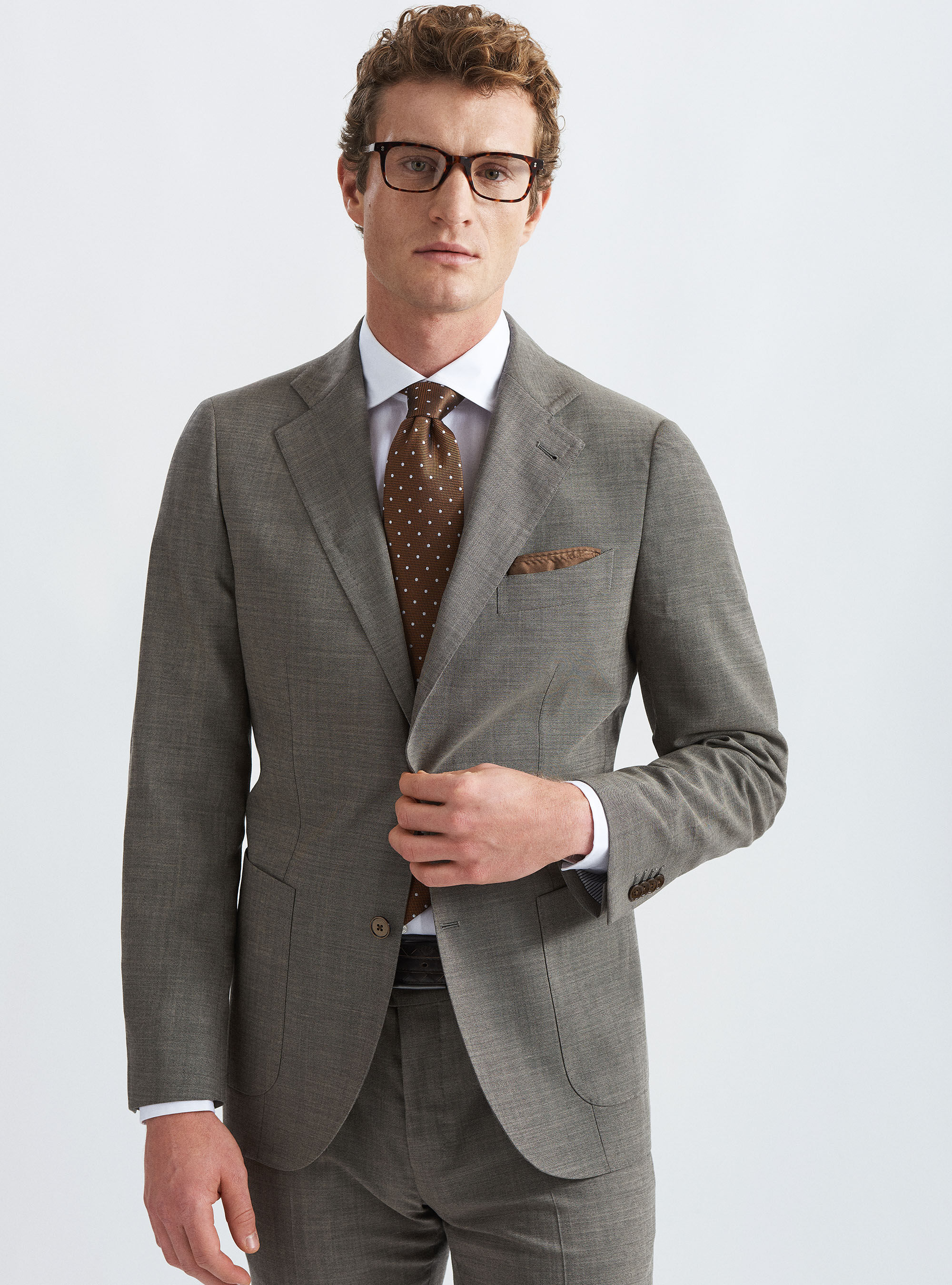 Fresh wool blazer, ECRU