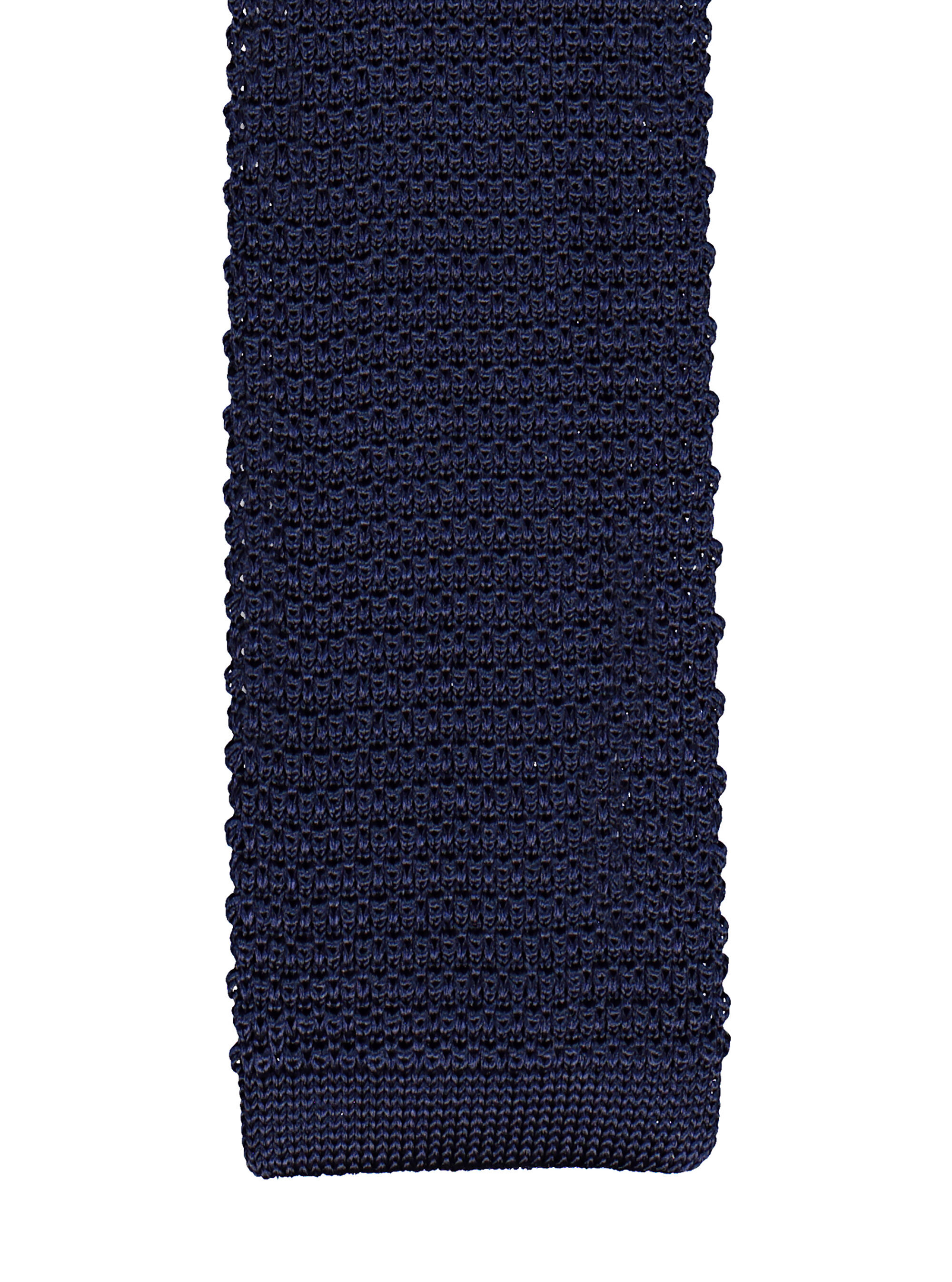 Cravatta a maglia tinta unita, BLU