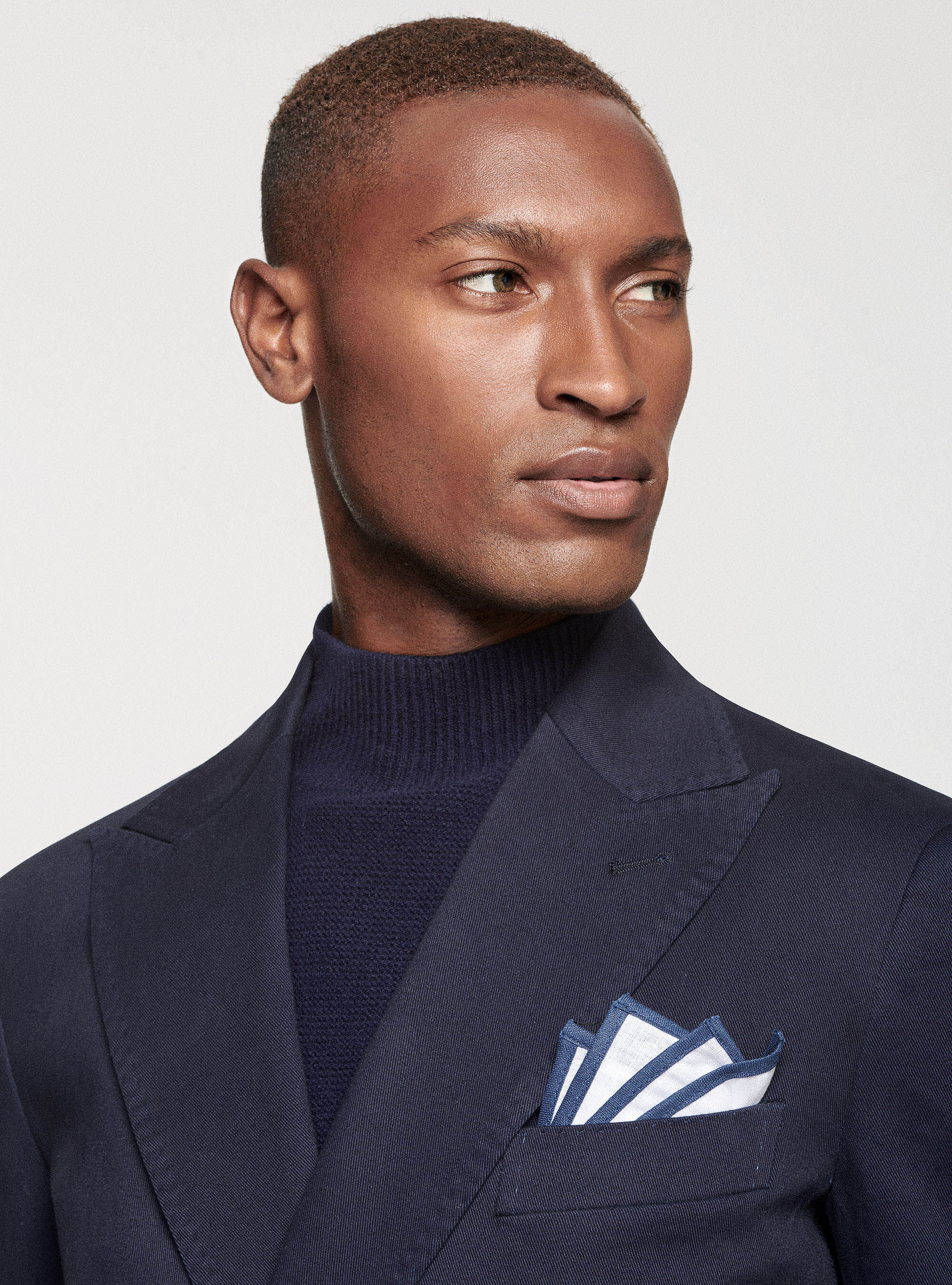 Cotton blue blazer on sale
