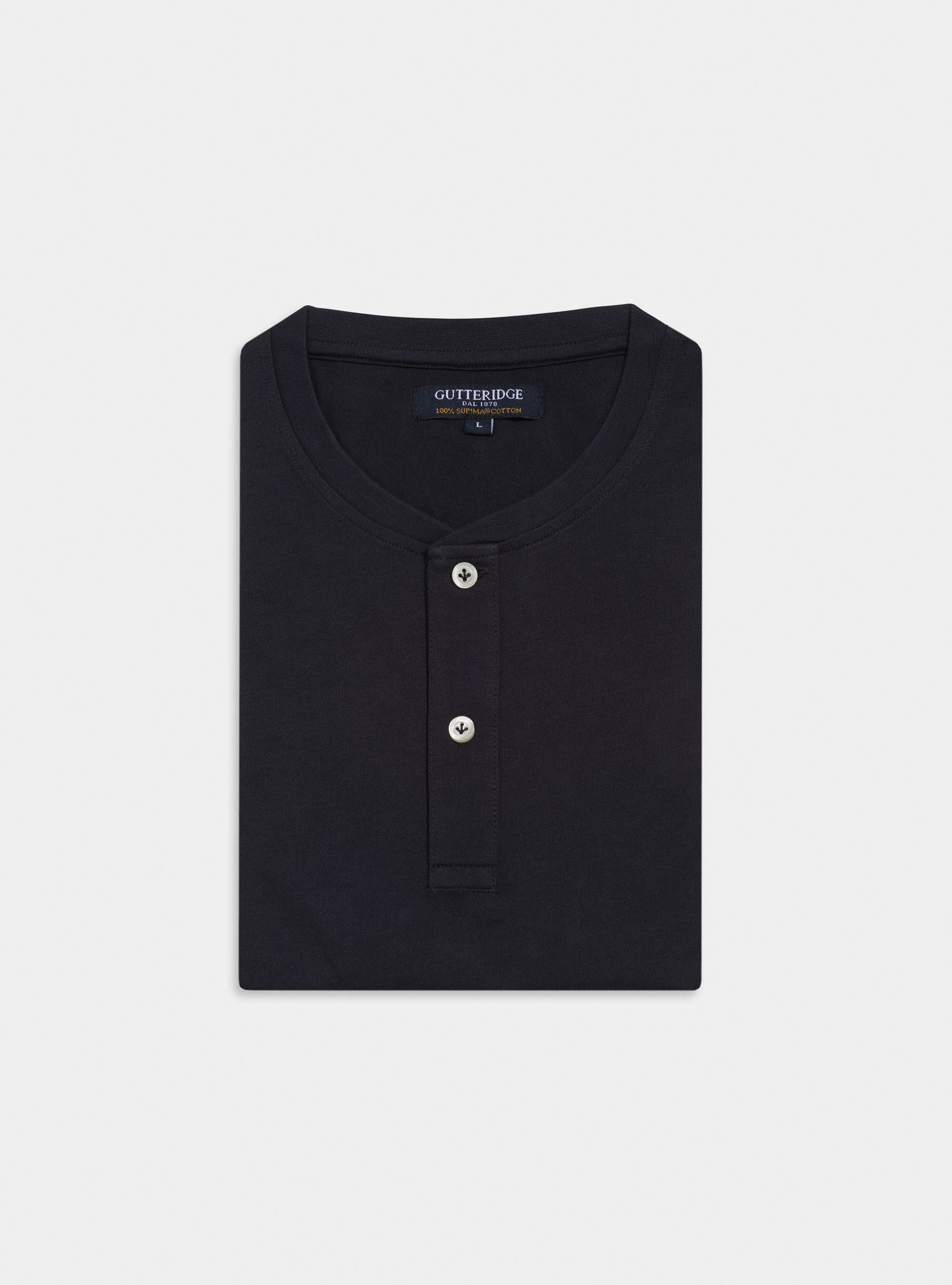Serafino T shirt in 100 cotton supima jersey