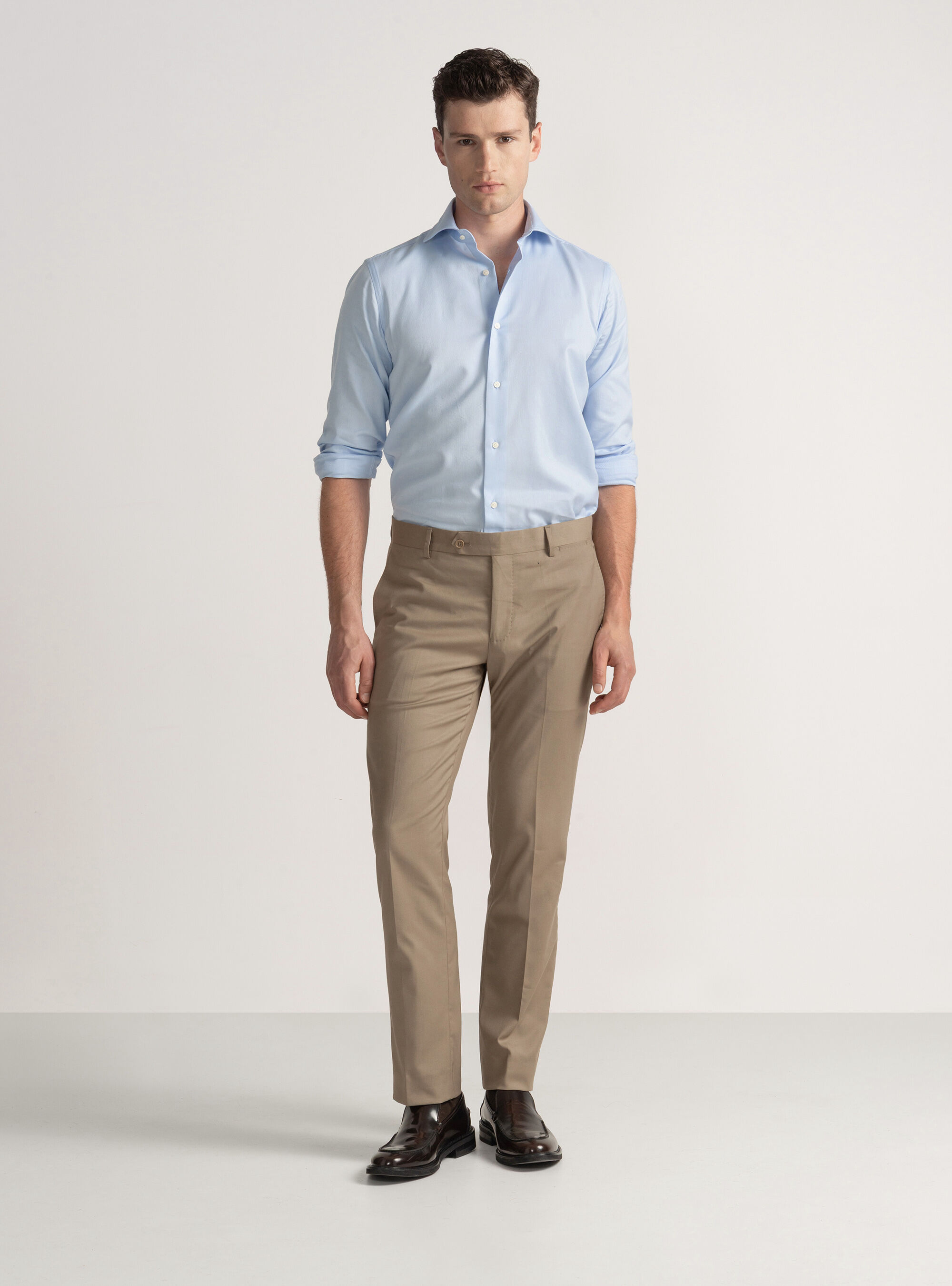 Textured cotton shirt