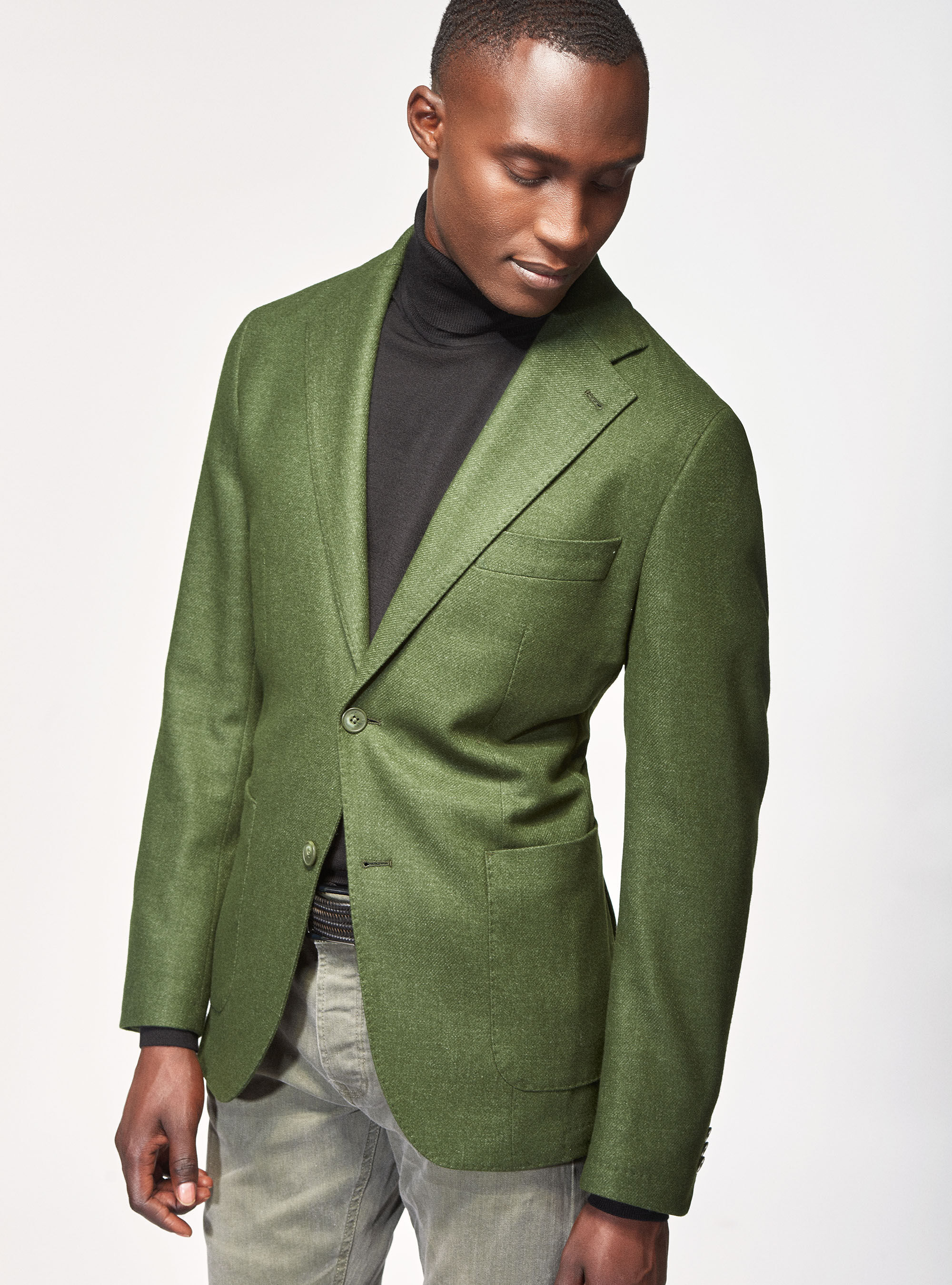 Giacca verde uomo clearance