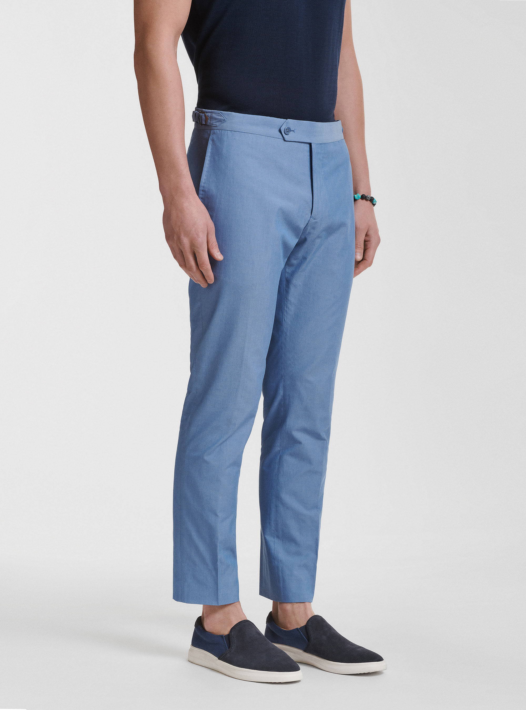 DUEMILAGORI cotton-blend suit trousers