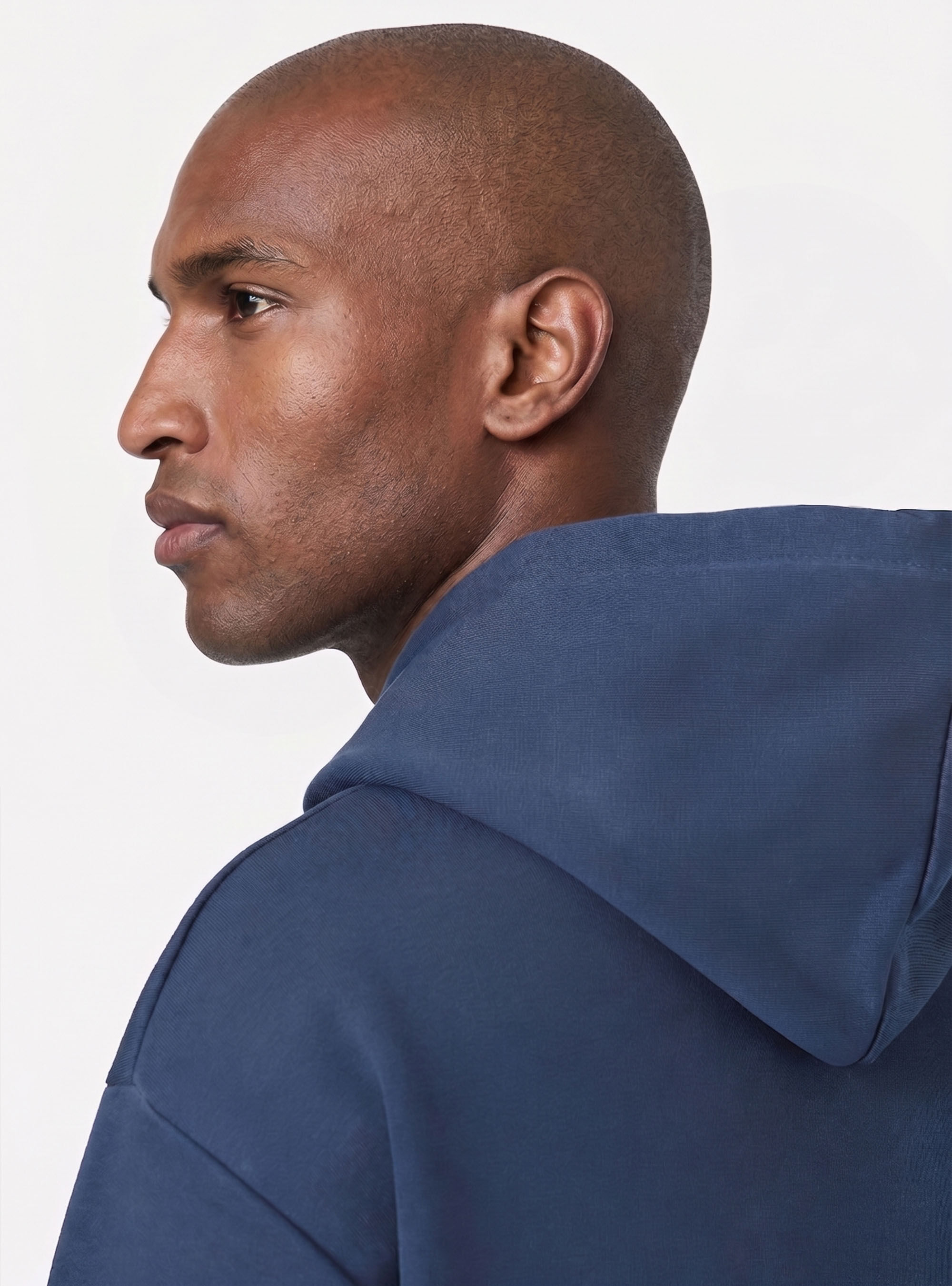 J'adore Roma cotton blend sweatshirt, NAVY BLUE