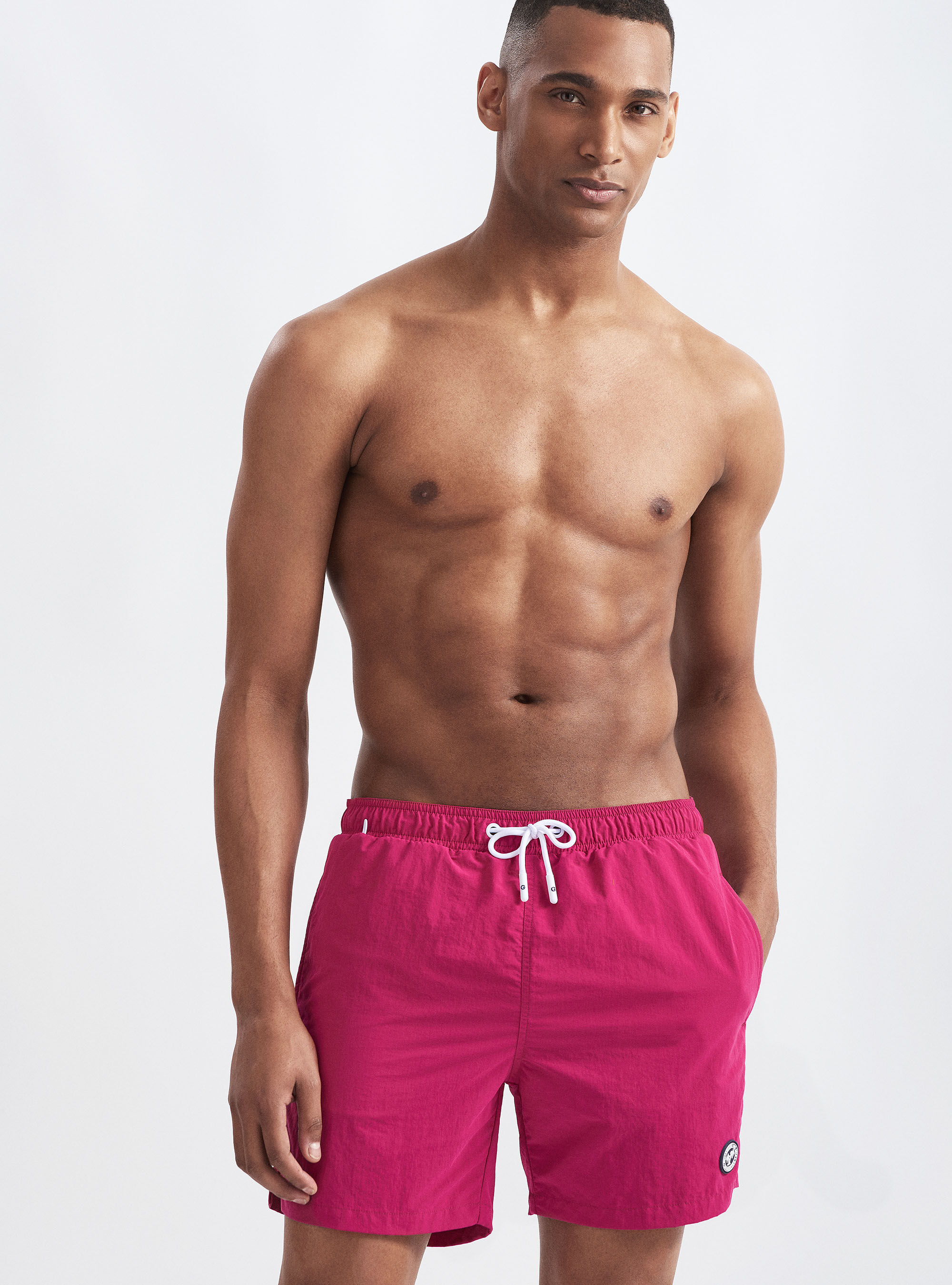 Basic plain swimwear, 0488C CICLAMINO