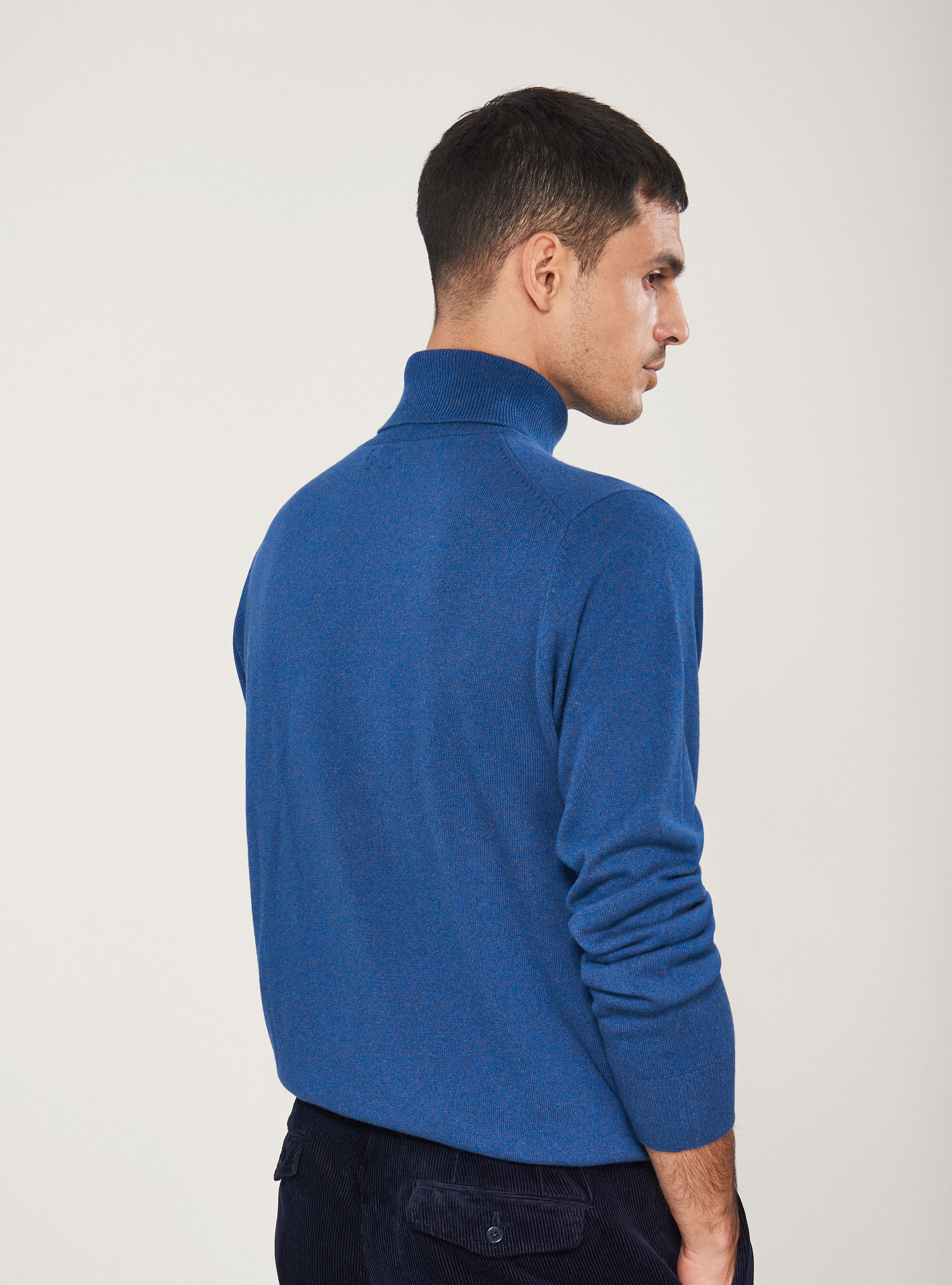 Cashmere turtleneck, DUSTY
