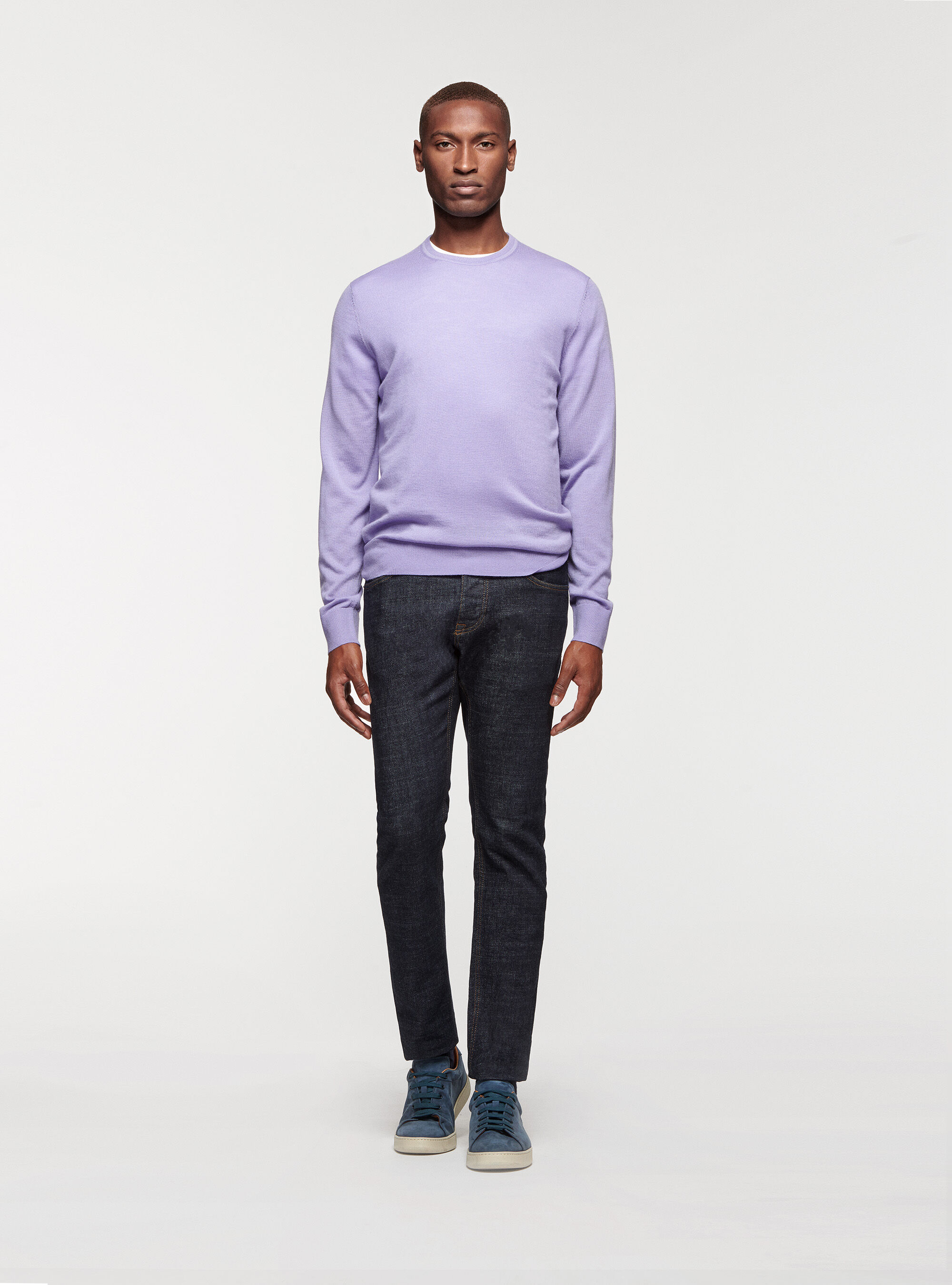 Purple merino wool sweater hot sale