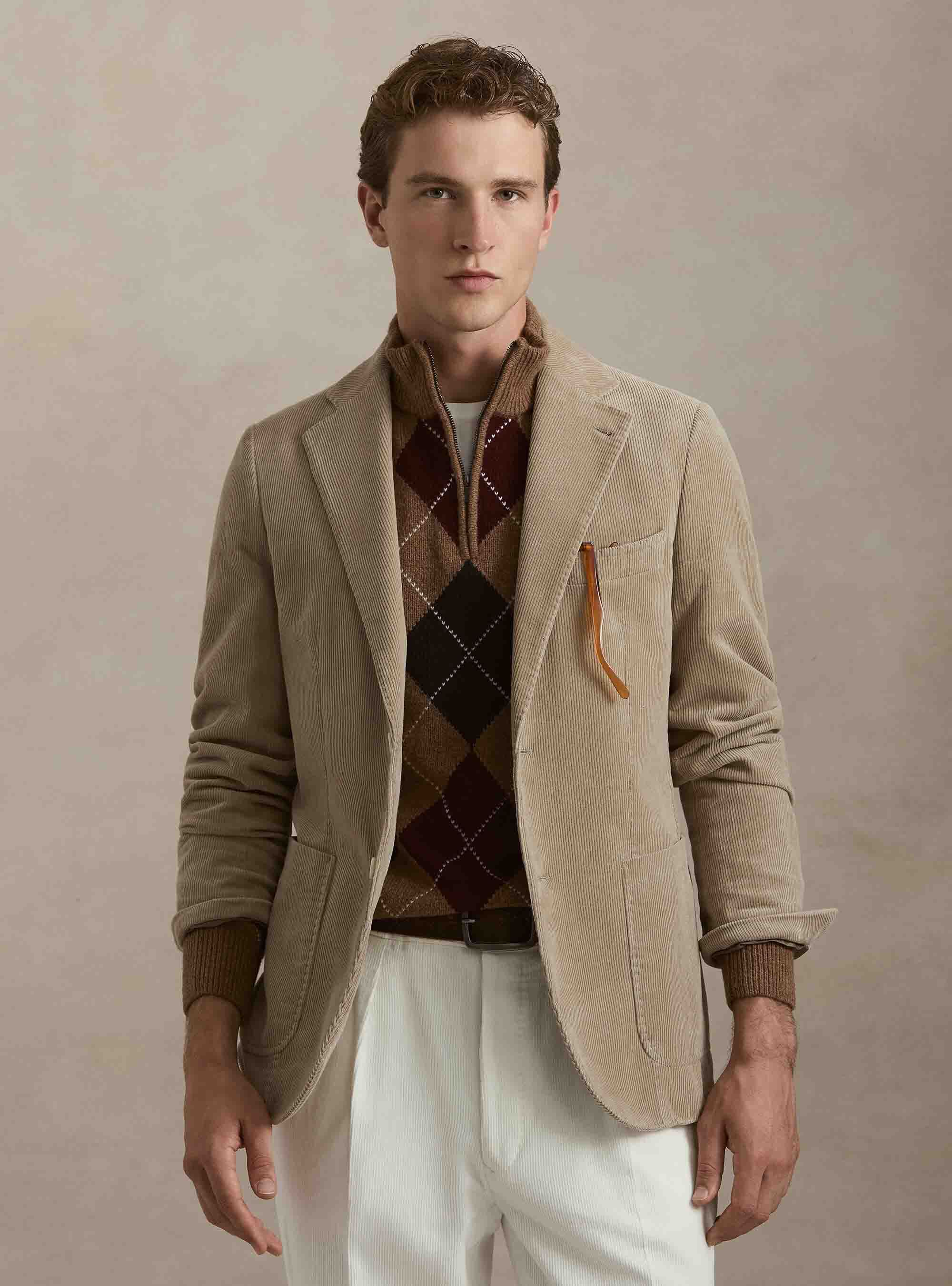 Cotton corduroy blazer