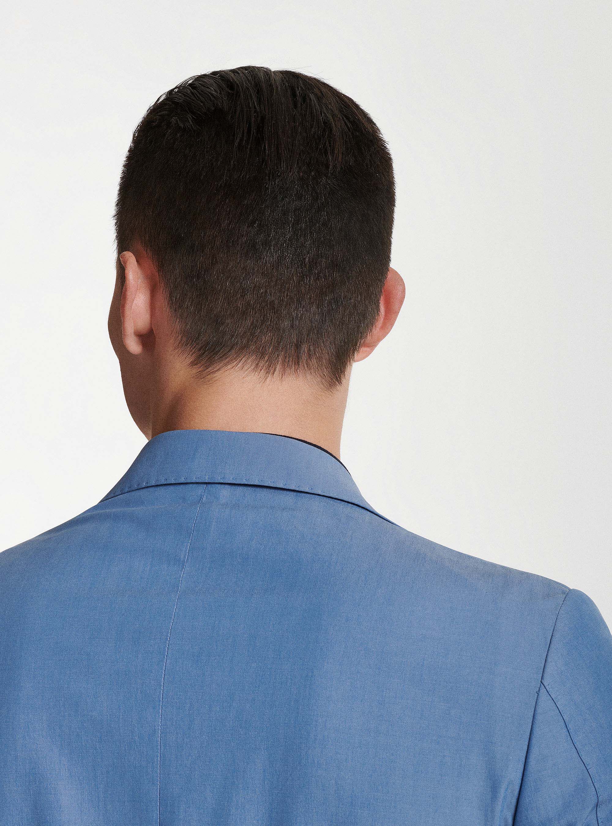 Giacca per abito in misto cotone DUEMILAGORI, AZZURRO