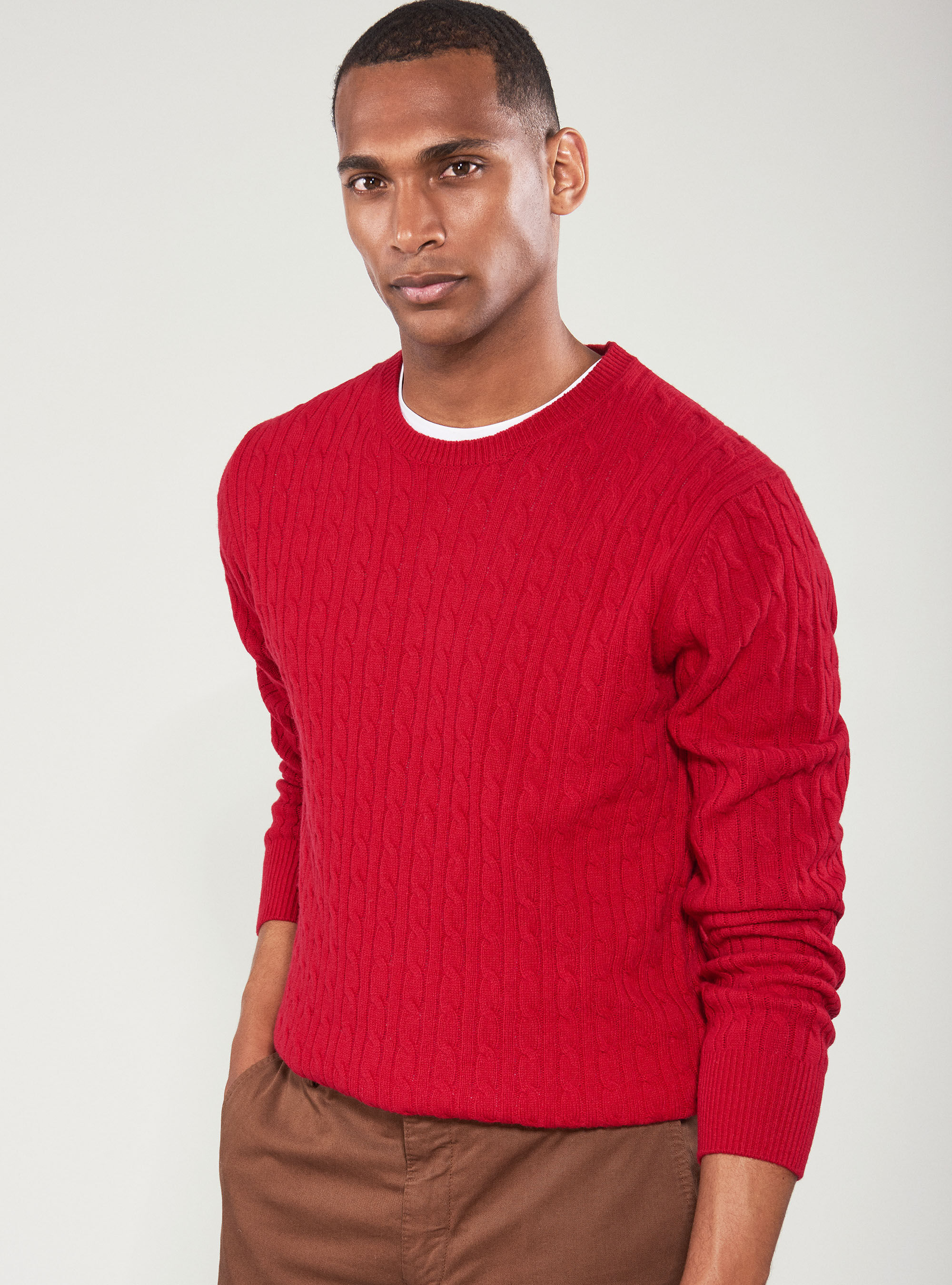 Sweater with braided sleeves new arrivals