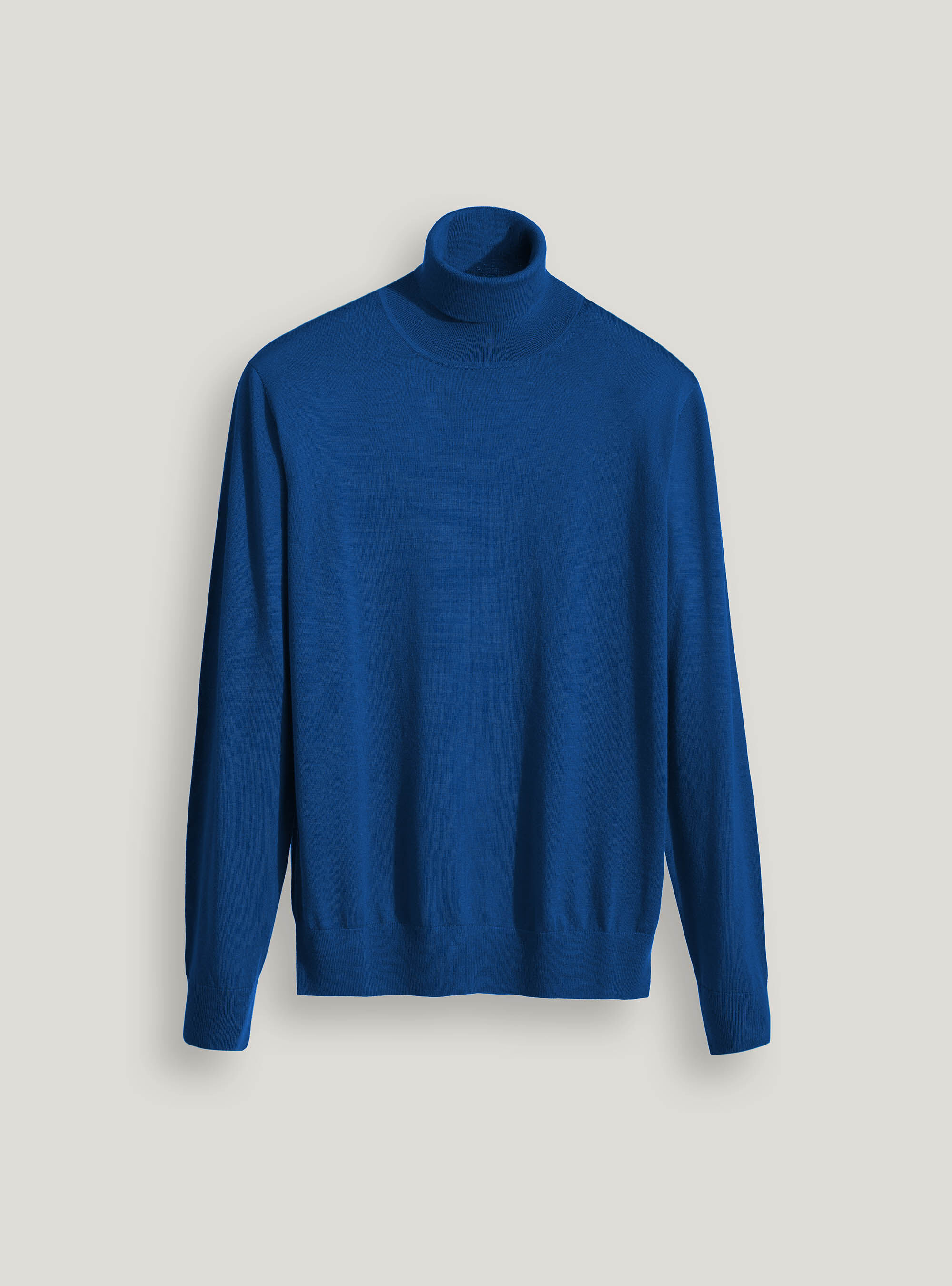royal blue turtleneck sweater