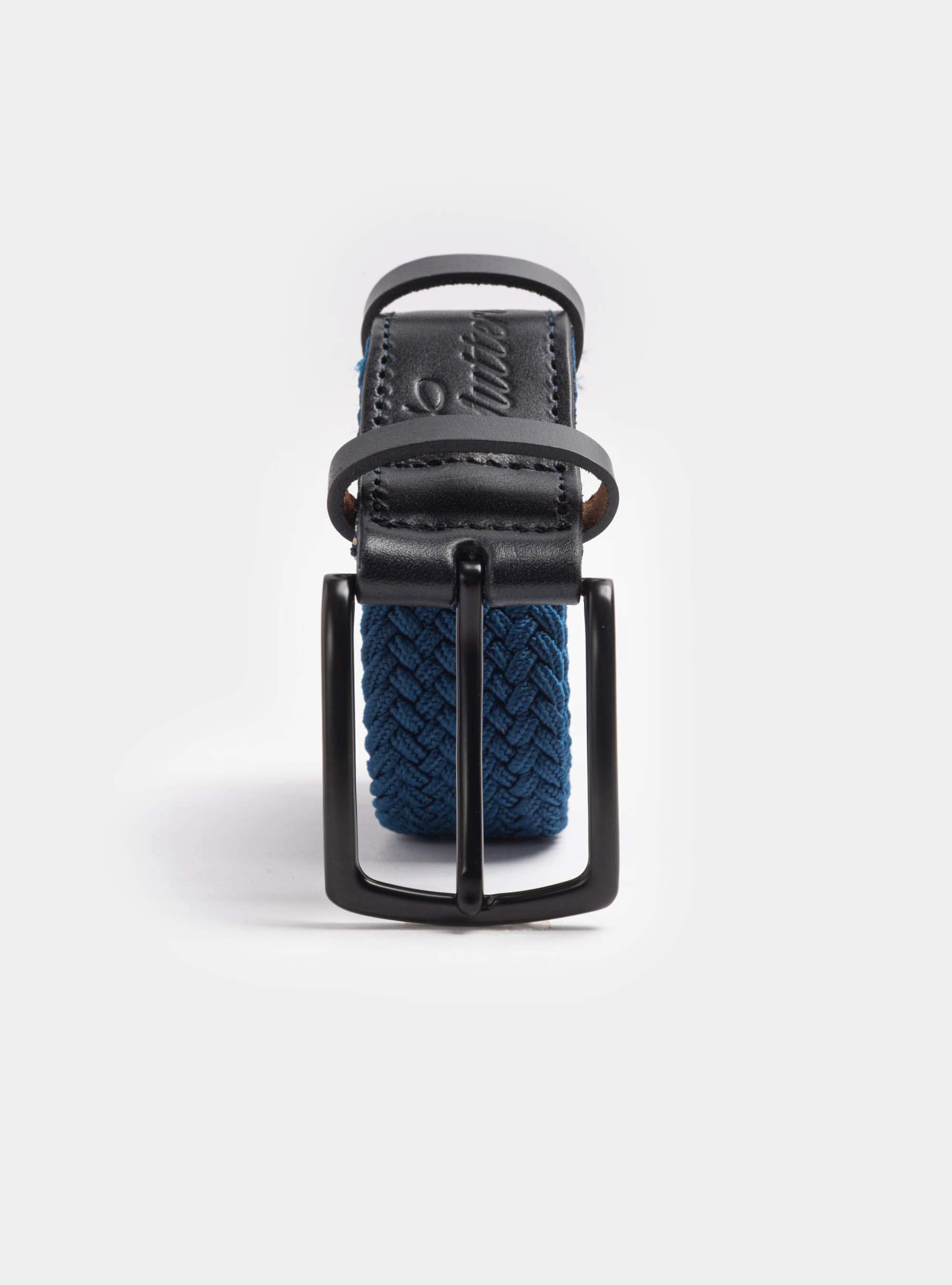 Royal blue belt mens discount