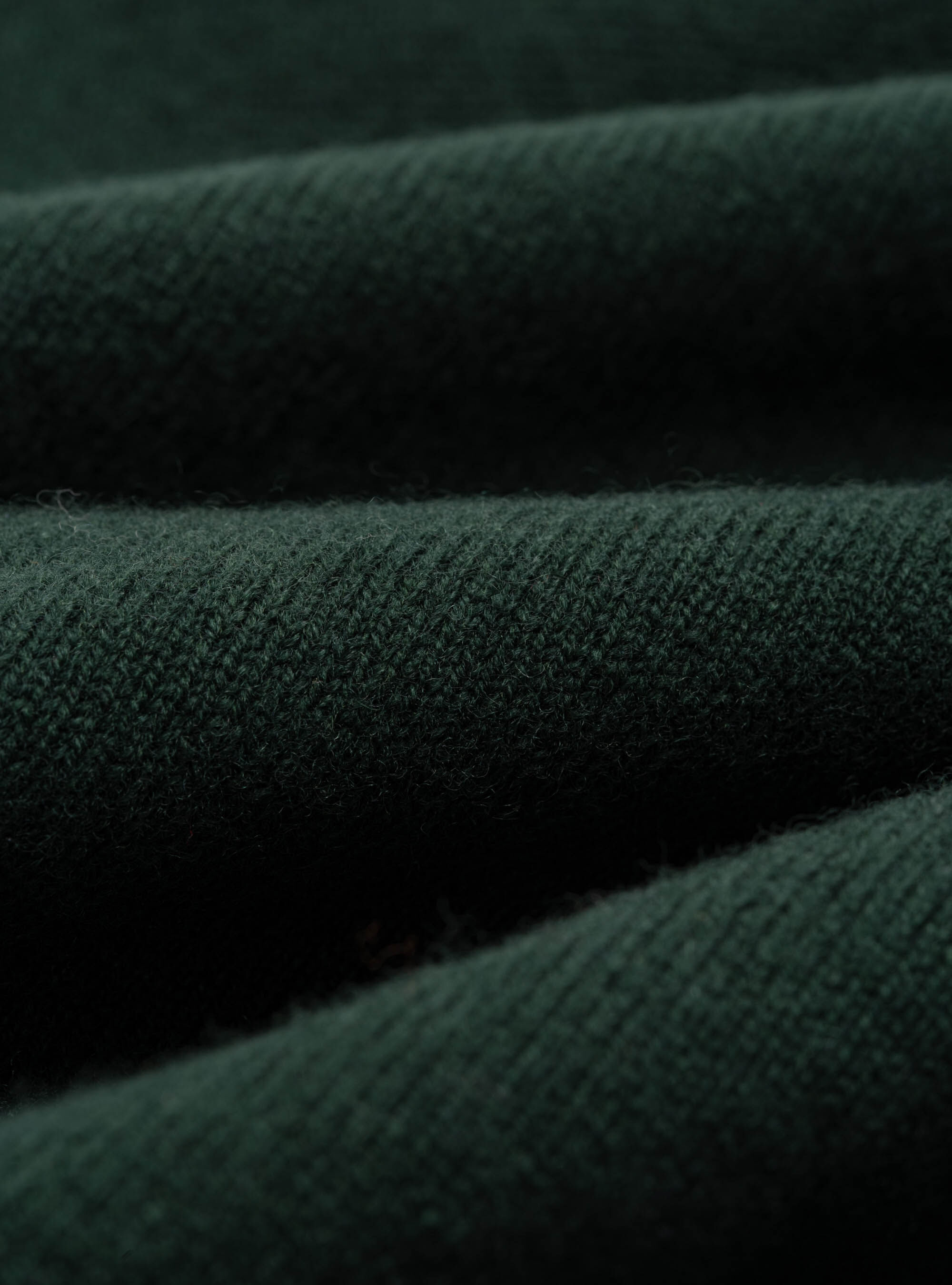 Maglia girocollo in lana lambswool e cashmere, VERDE