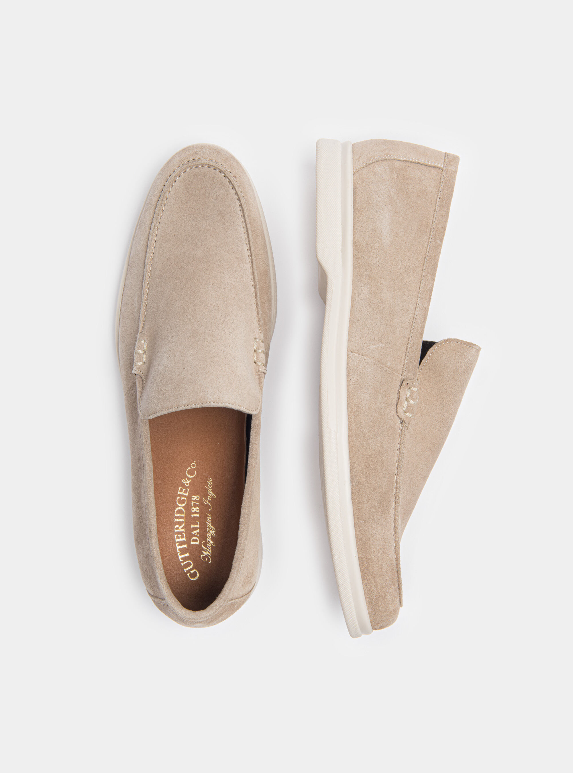 Suede moccasins