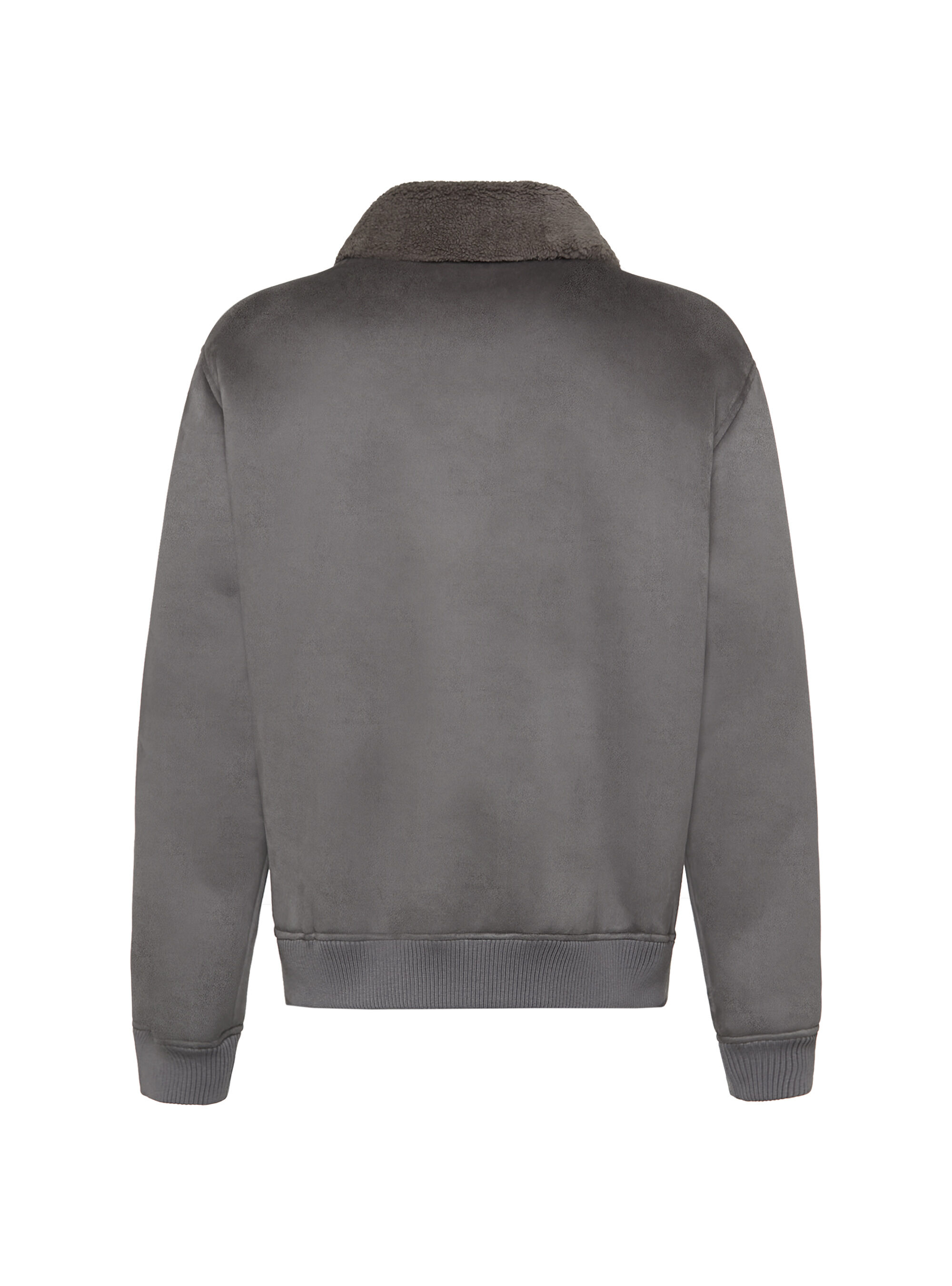 Montone effetto suede, GRIGIO CHIARO