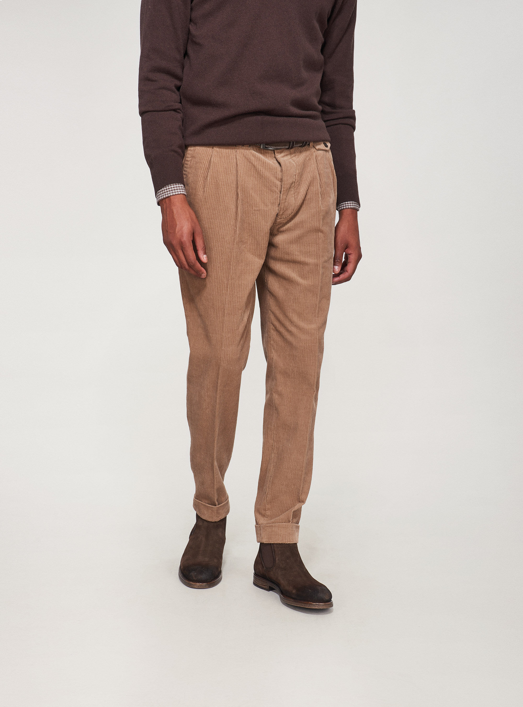Pantalone rigato uomo store