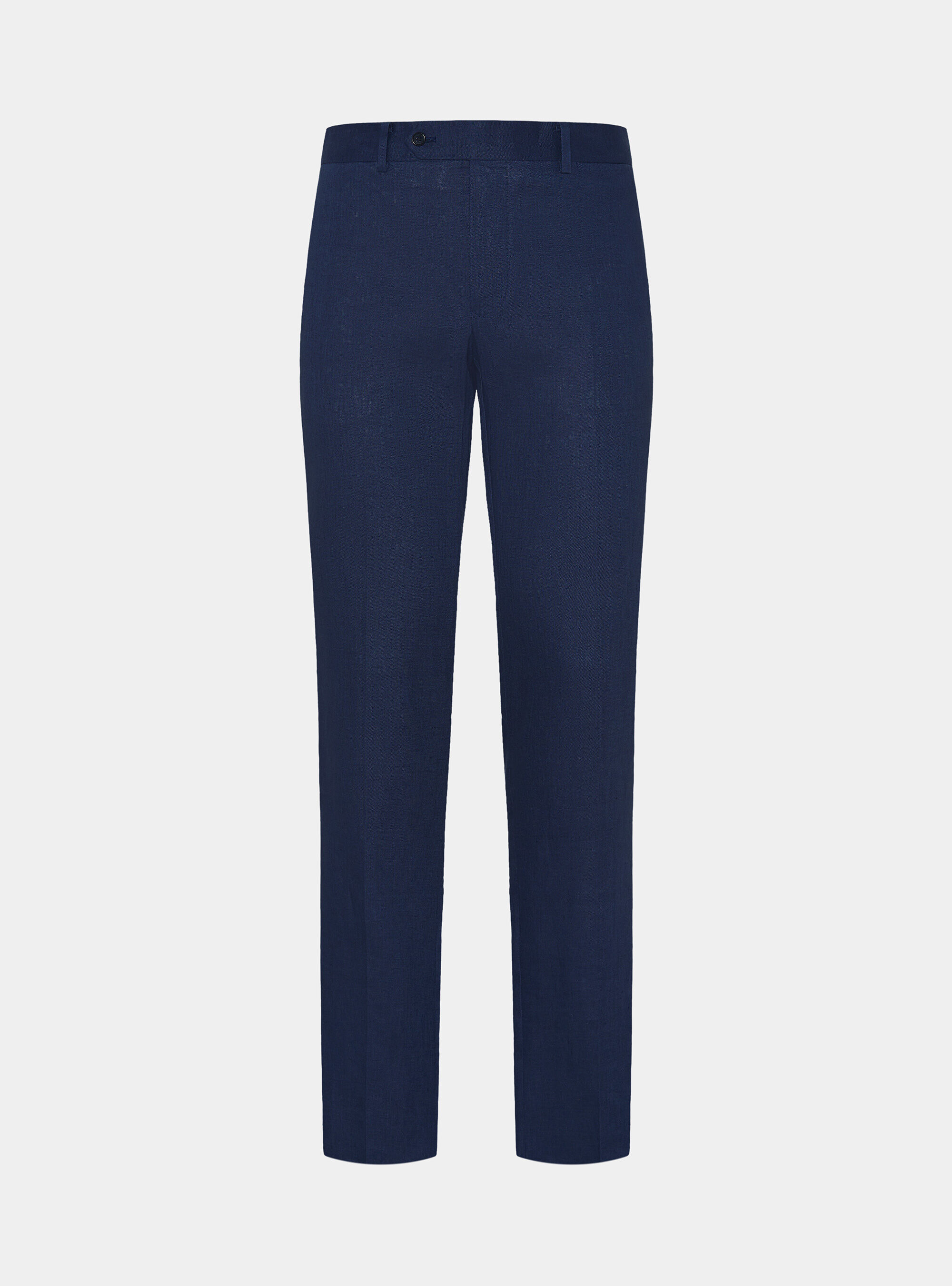 Pure linen suit trousers, BLUE