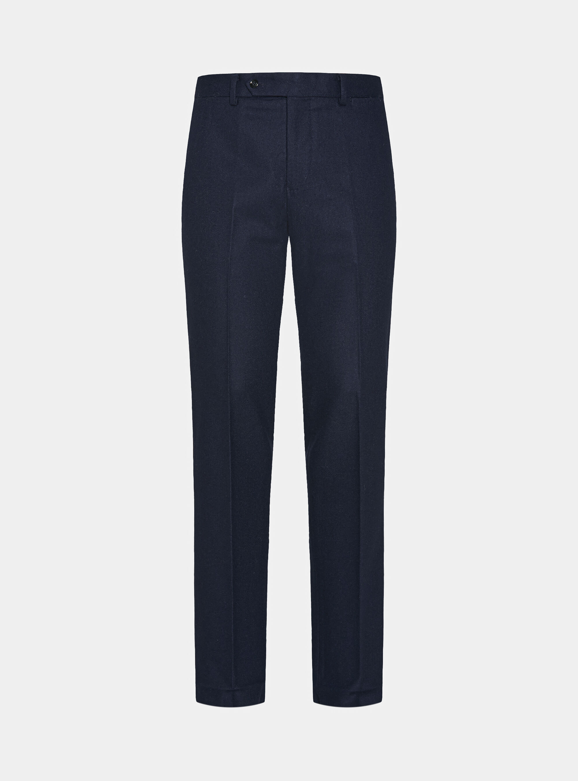 Pantaloni in misto lana, BLU NAVY
