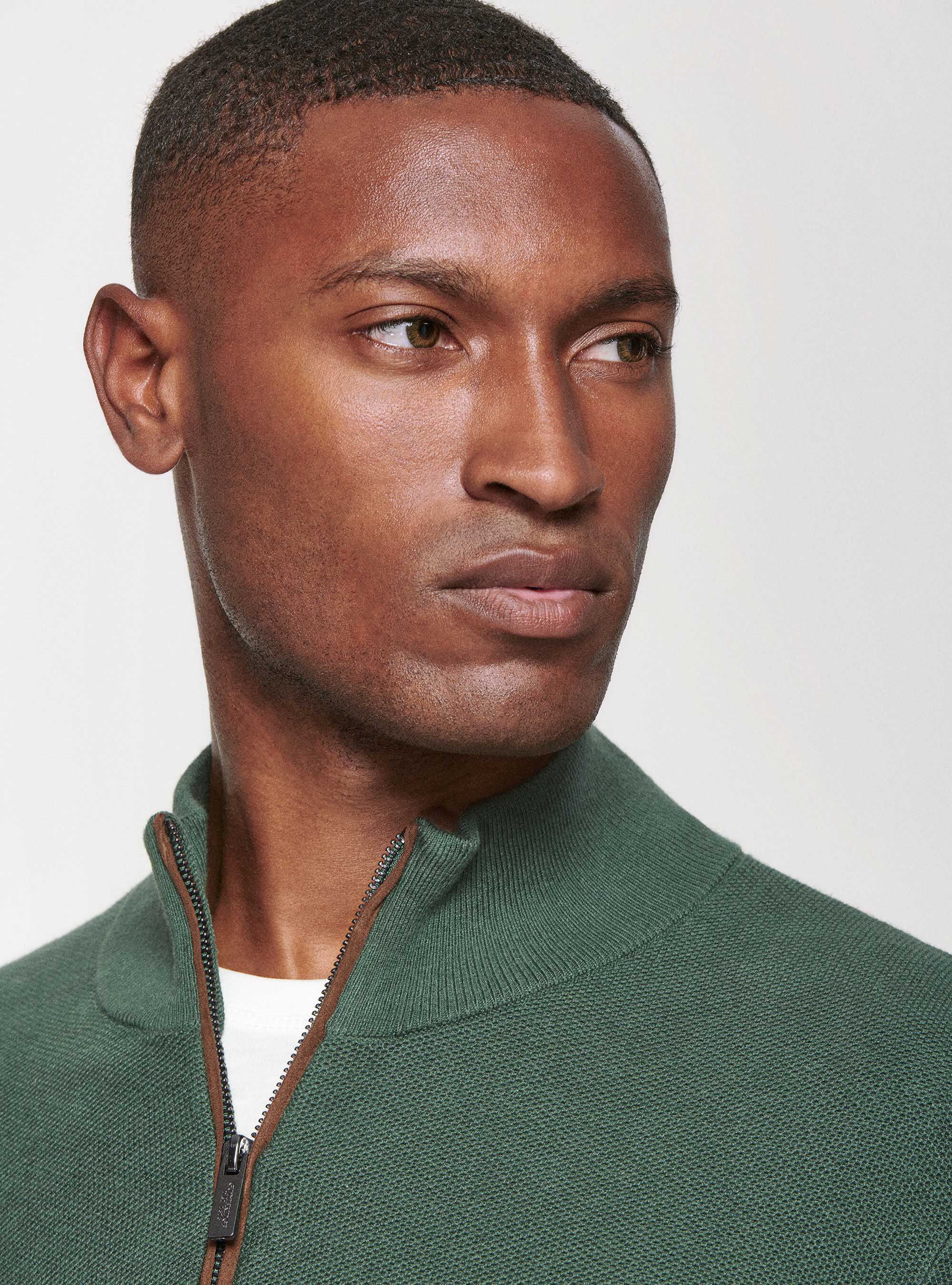 Half cut sweater best sale
