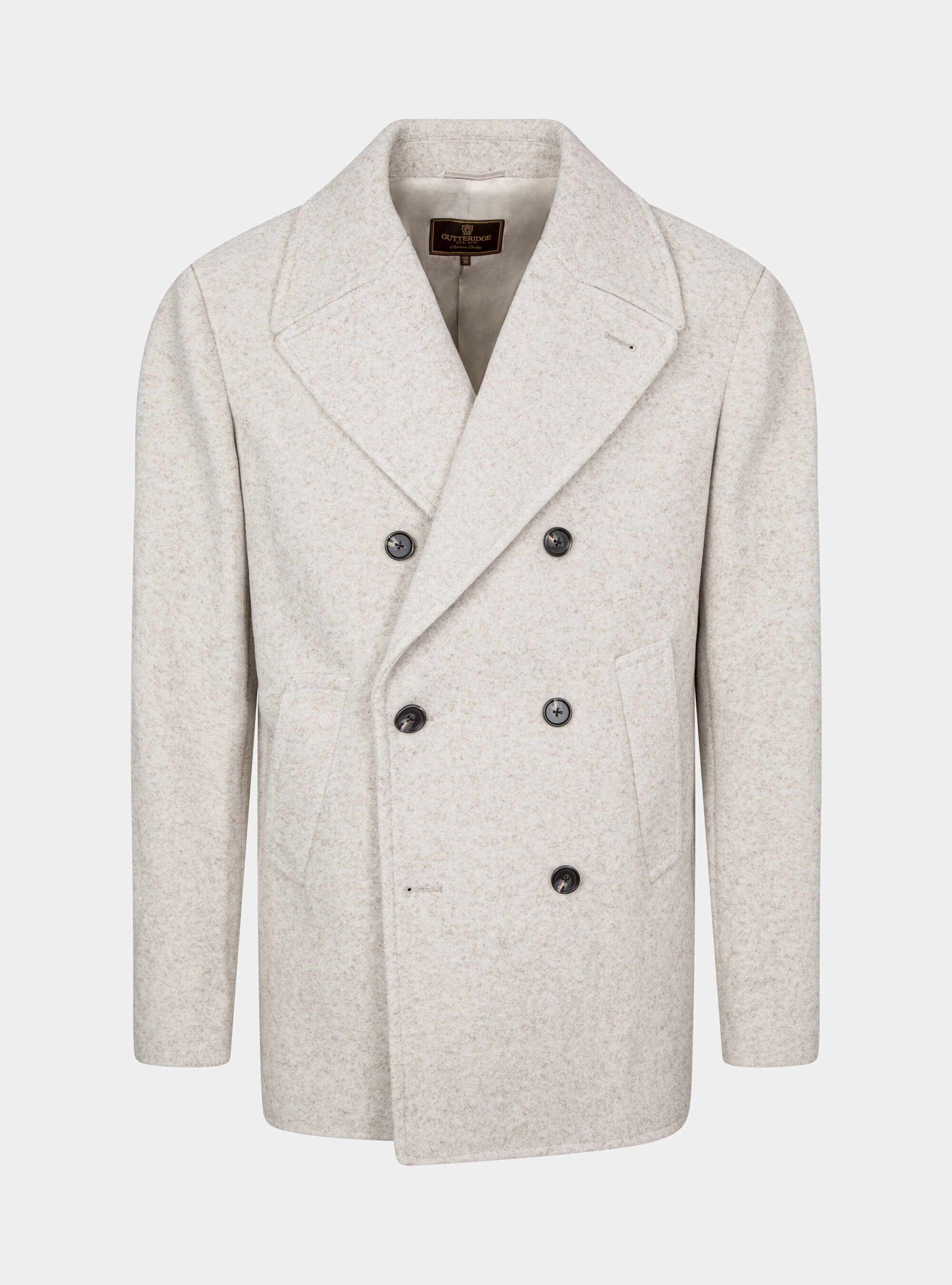 White double breasted peacoat discount